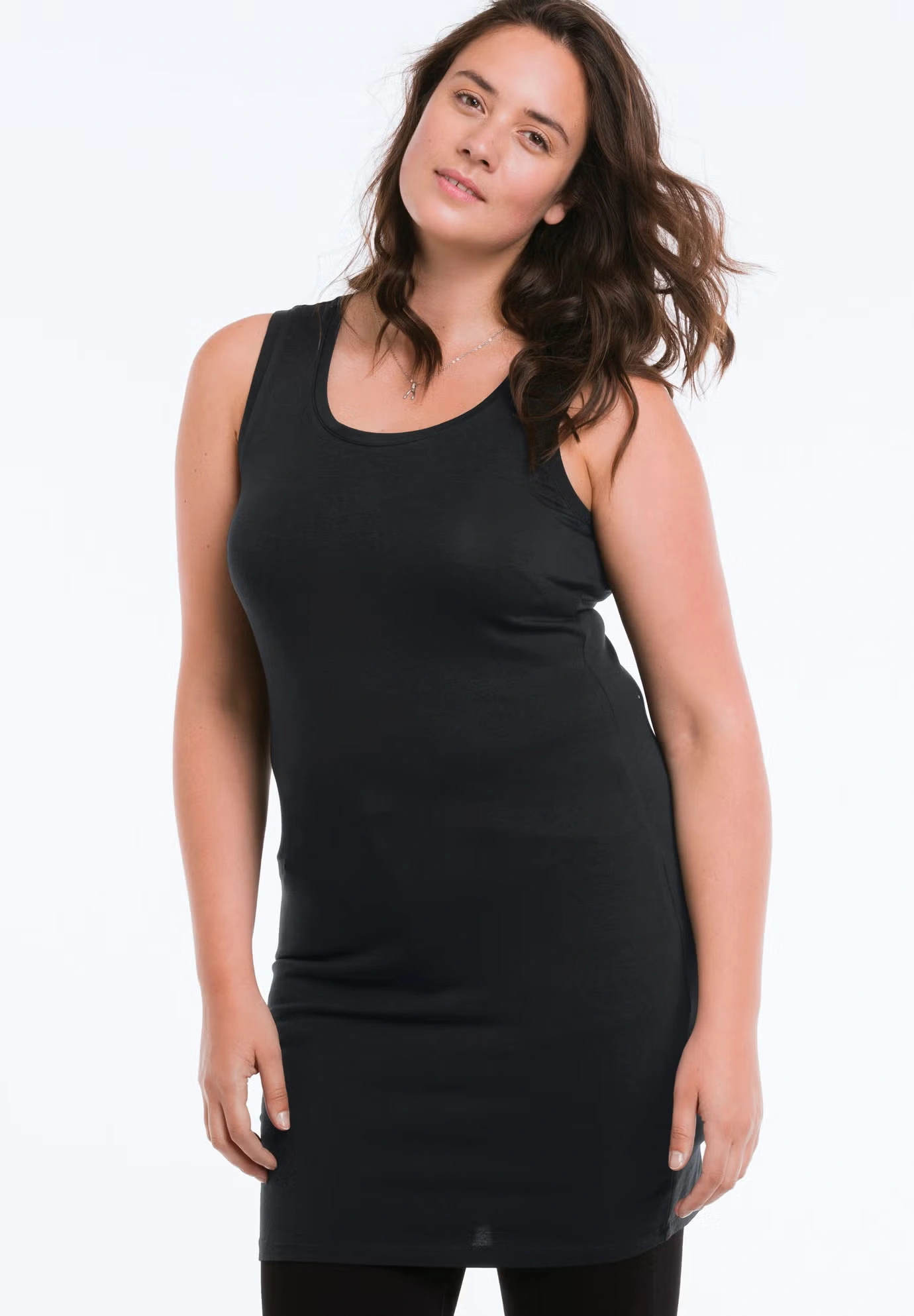 Long Sleeveless Tank