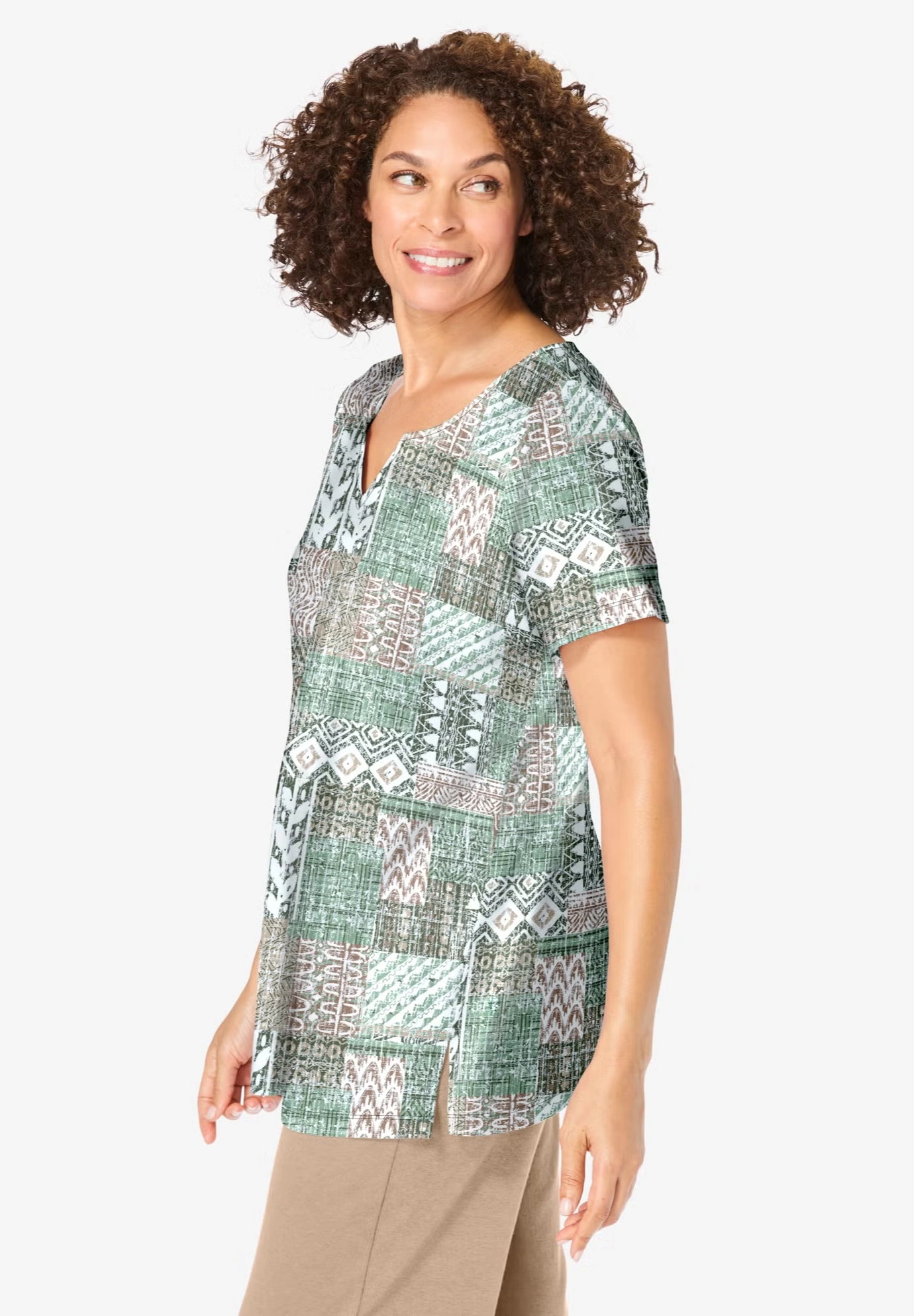 7-Day Notch-Neck Tunic 3 7-Day Notch-Neck Tunic
