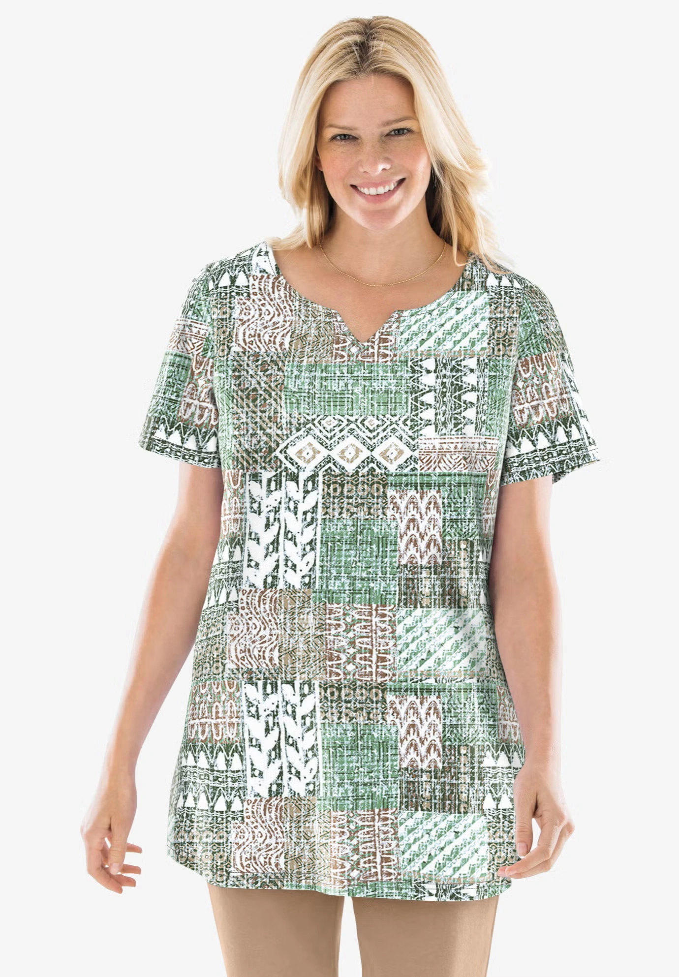 7-Day Notch-Neck Tunic 5 7-Day Notch-Neck Tunic