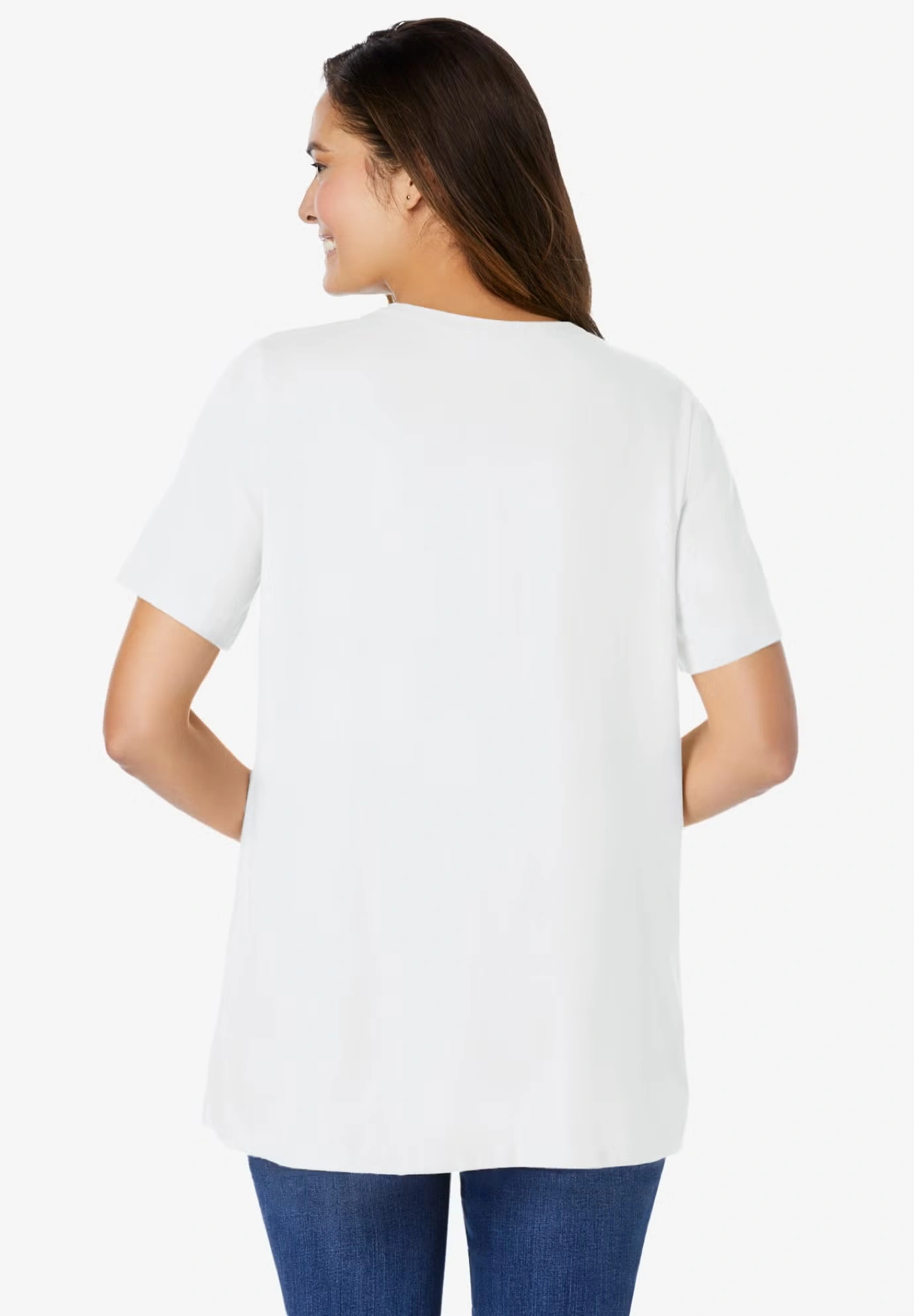 Eyelet Henley Tee