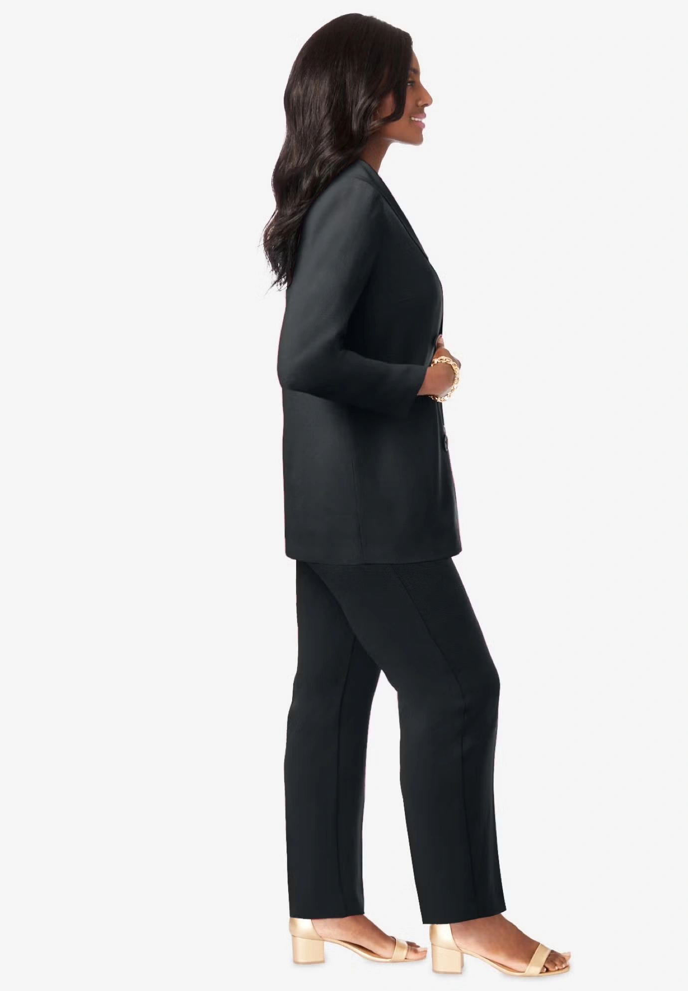 2-Piece Double-Breasted Pantsuit 5 2-Piece Double-Breasted Pantsuit