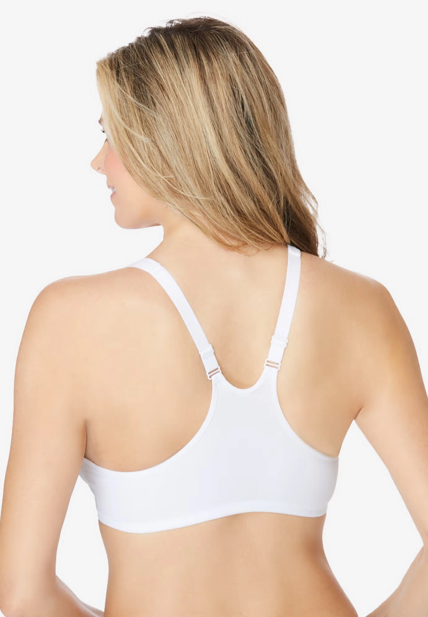 Brigitte Racerback Front-Close Seamless Underwire Bra