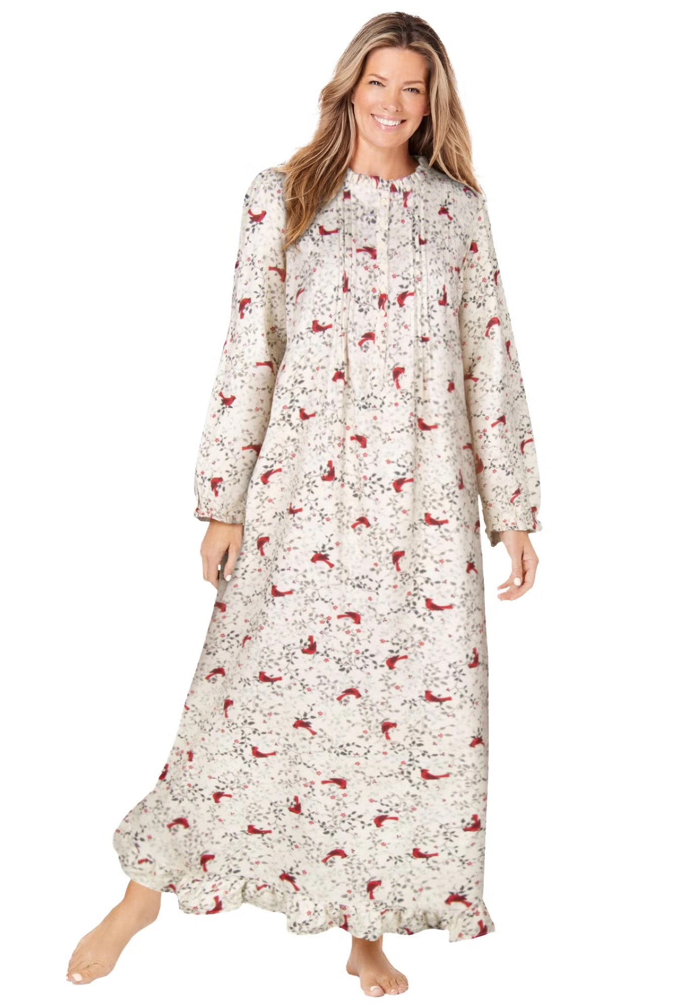Long Flannel Nightgown 6 Long Flannel Nightgown