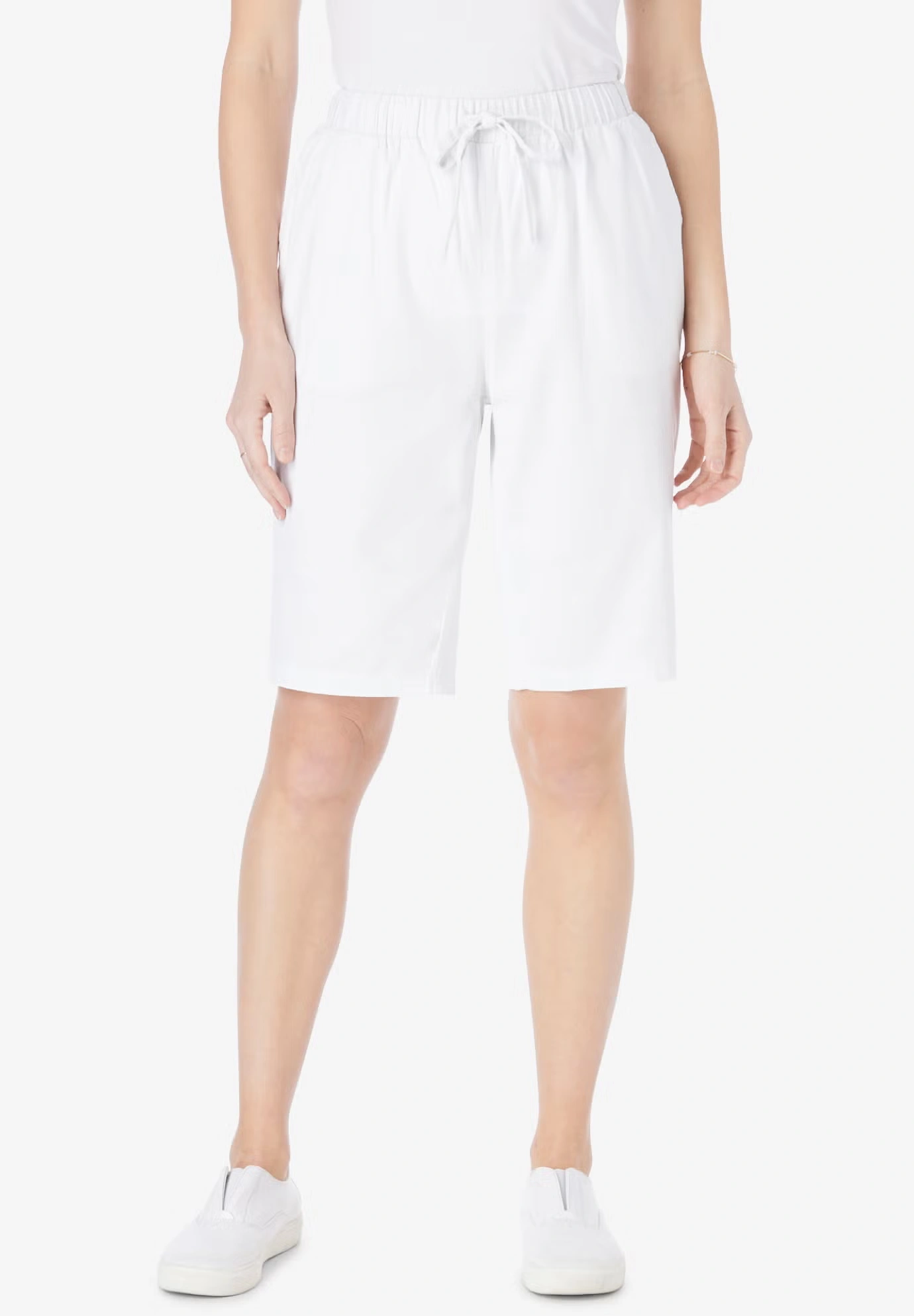 Drawstring Denim Short