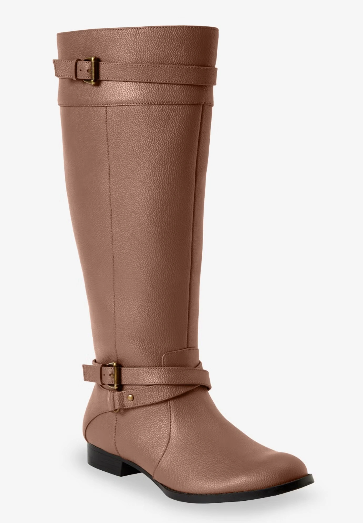 The Janis Tall Wide Calf Leather Boot By Comfortview