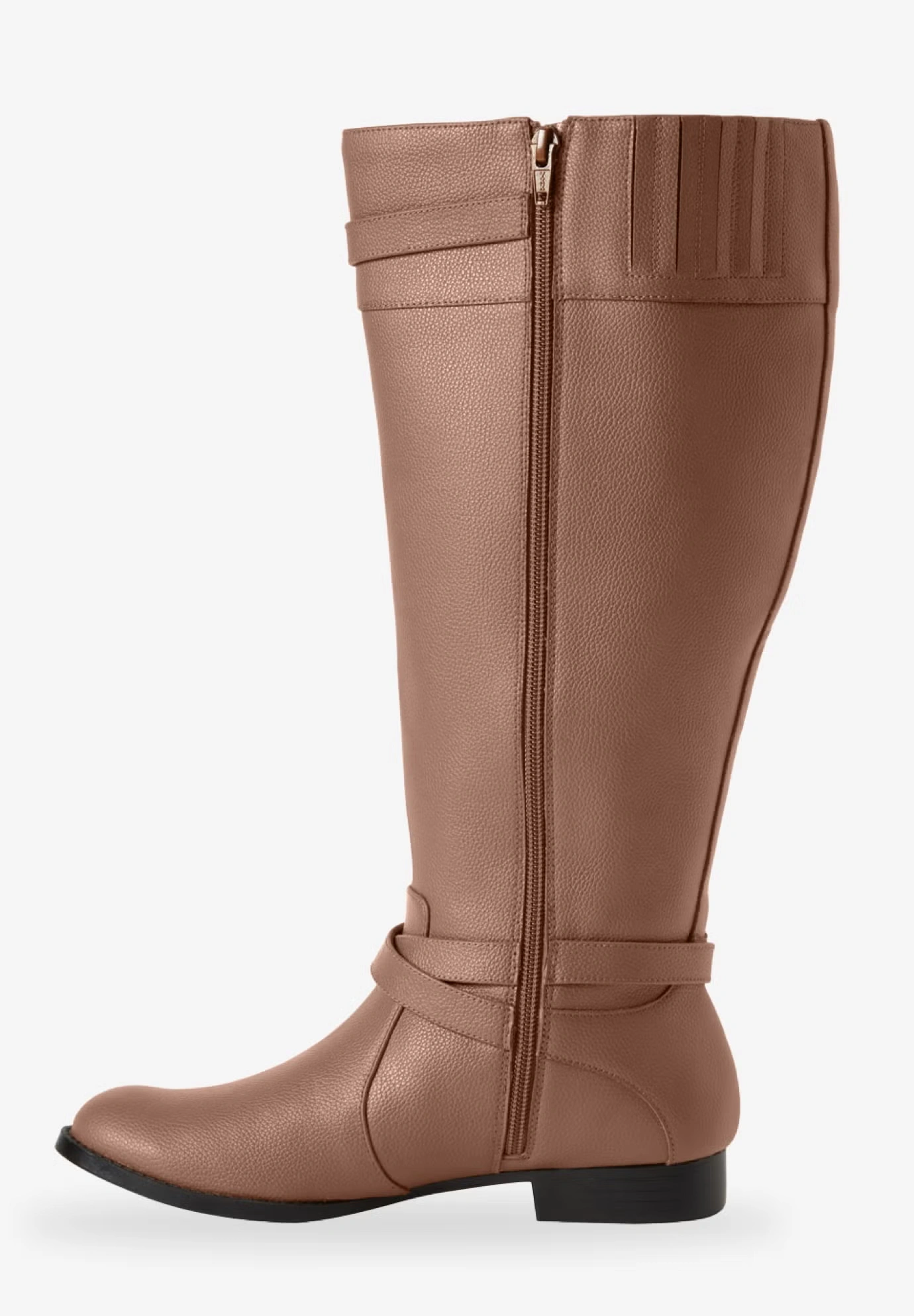 The Janis Tall Wide Calf Leather Boot By Comfortview 4 The Janis Tall Wide Calf Leather Boot By Comfortview