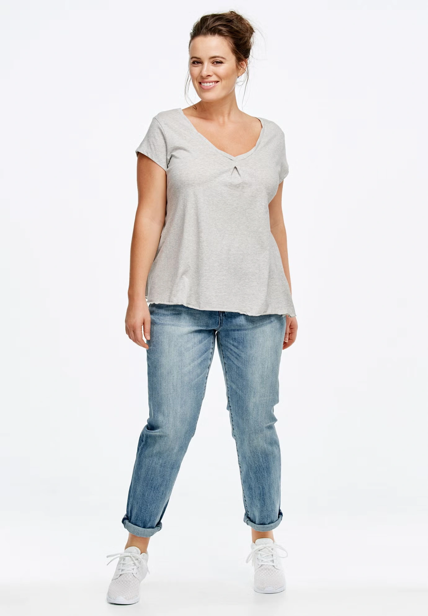 Twisted V-neck Tee