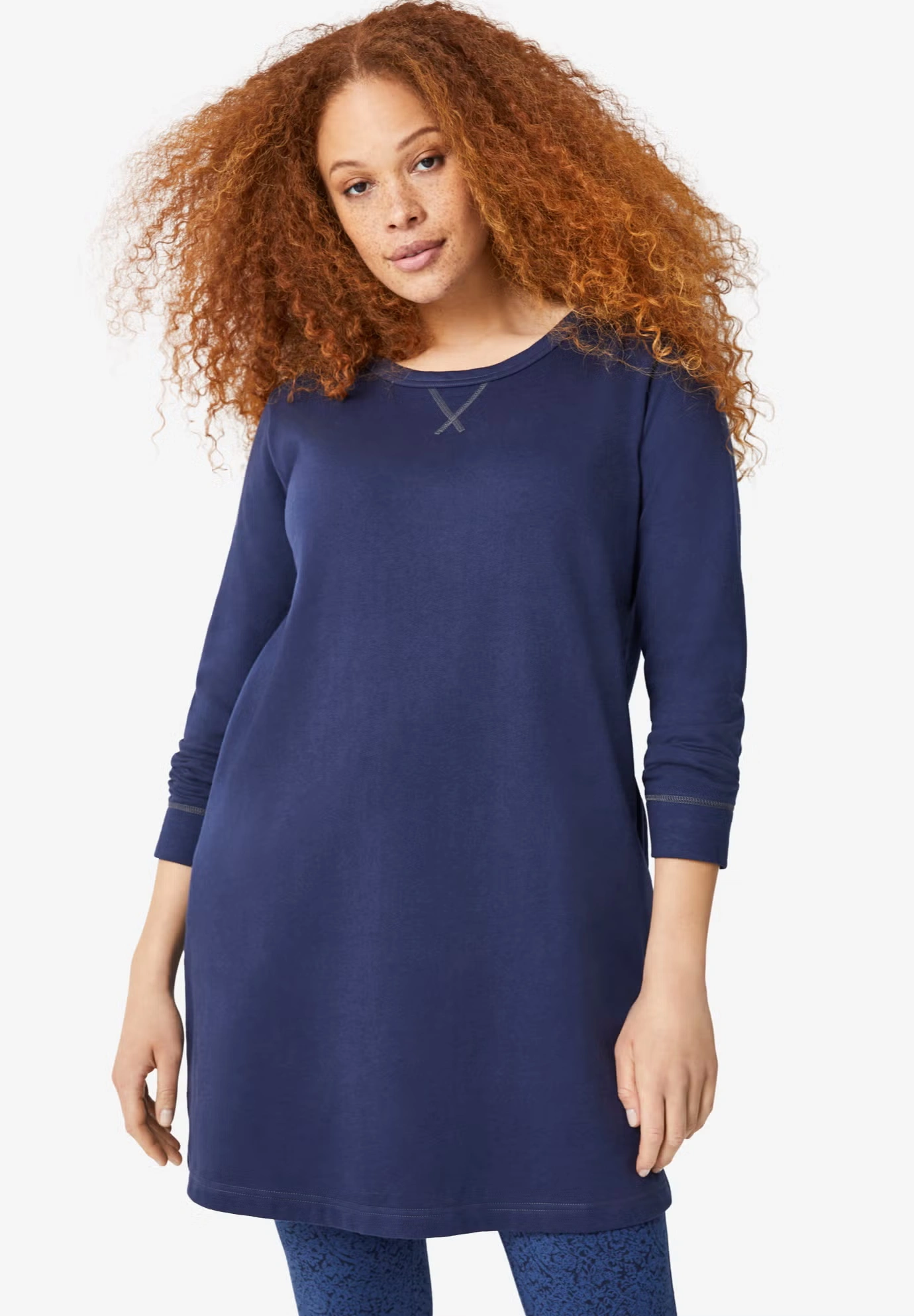 French Terry Tunic Dress