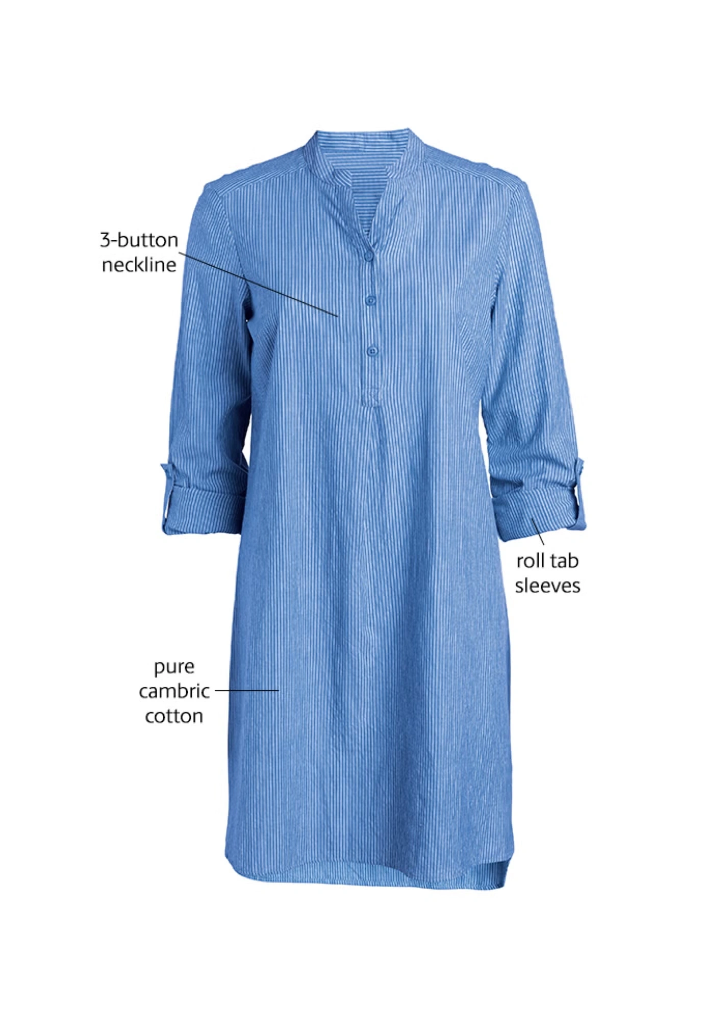 Breezy Cotton Henley Tunic 3 Breezy Cotton Henley Tunic