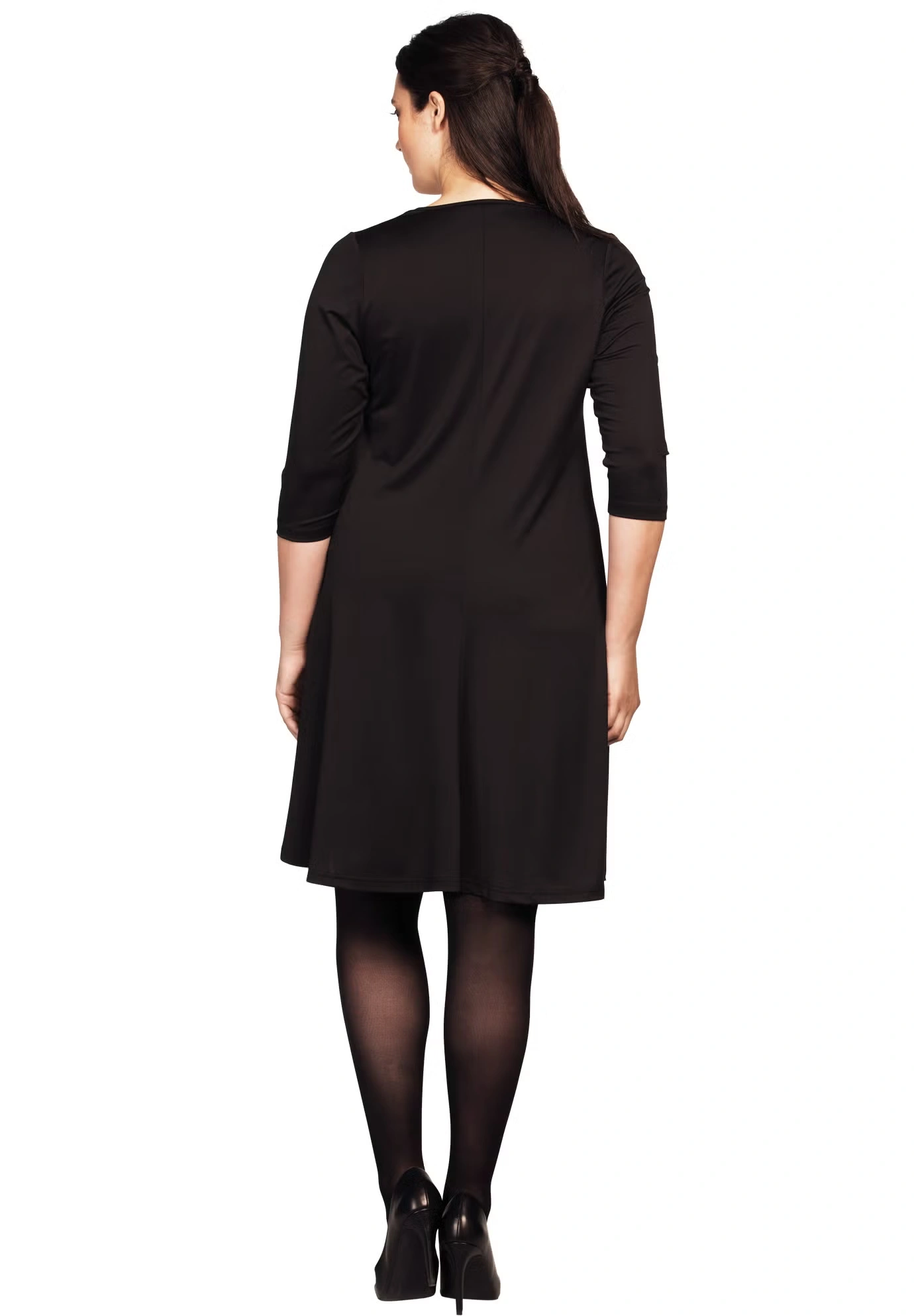 Madison Knit Three-Quarter Sleeve Dress