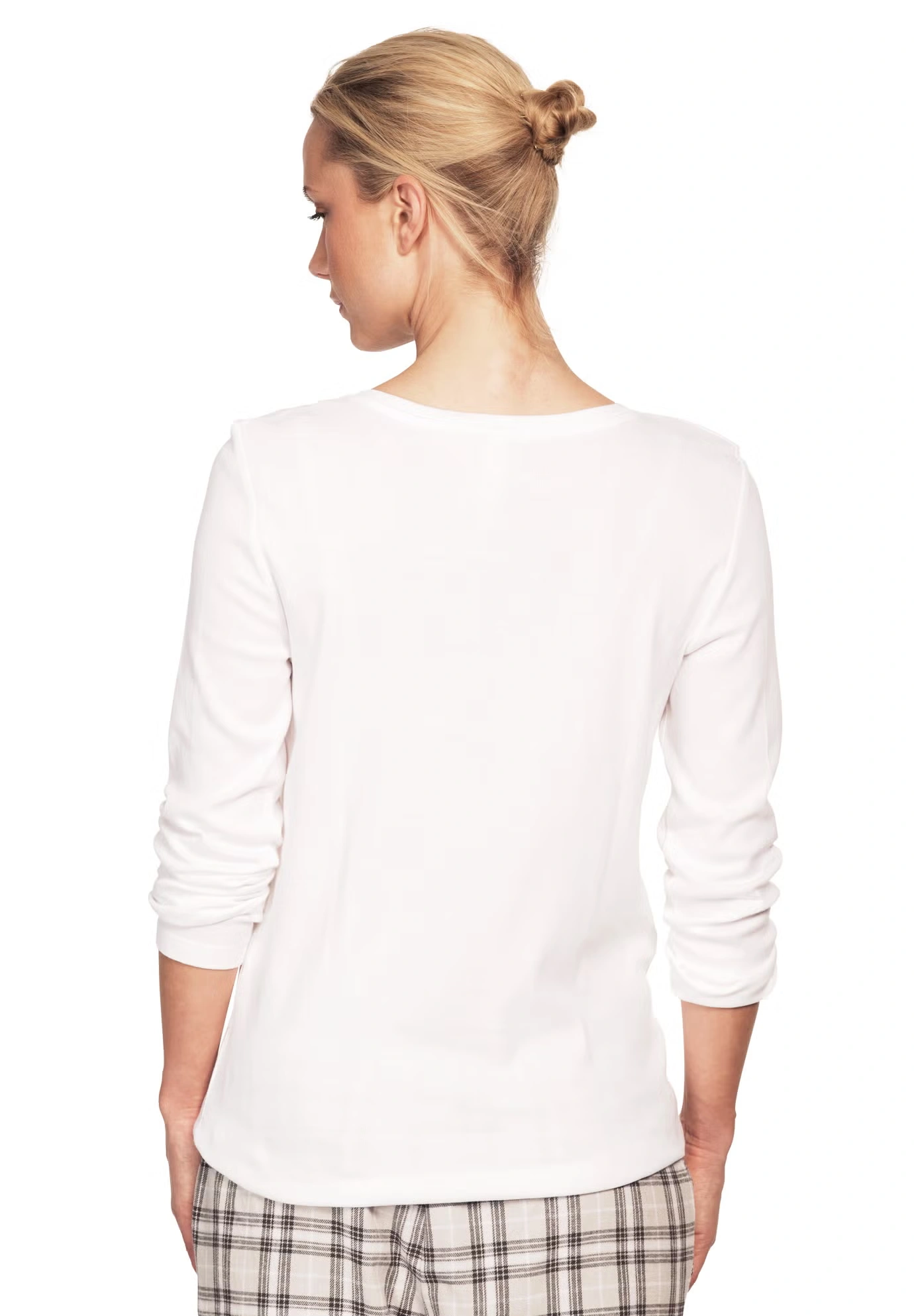 Long Sleeve Henley Sleep Tee