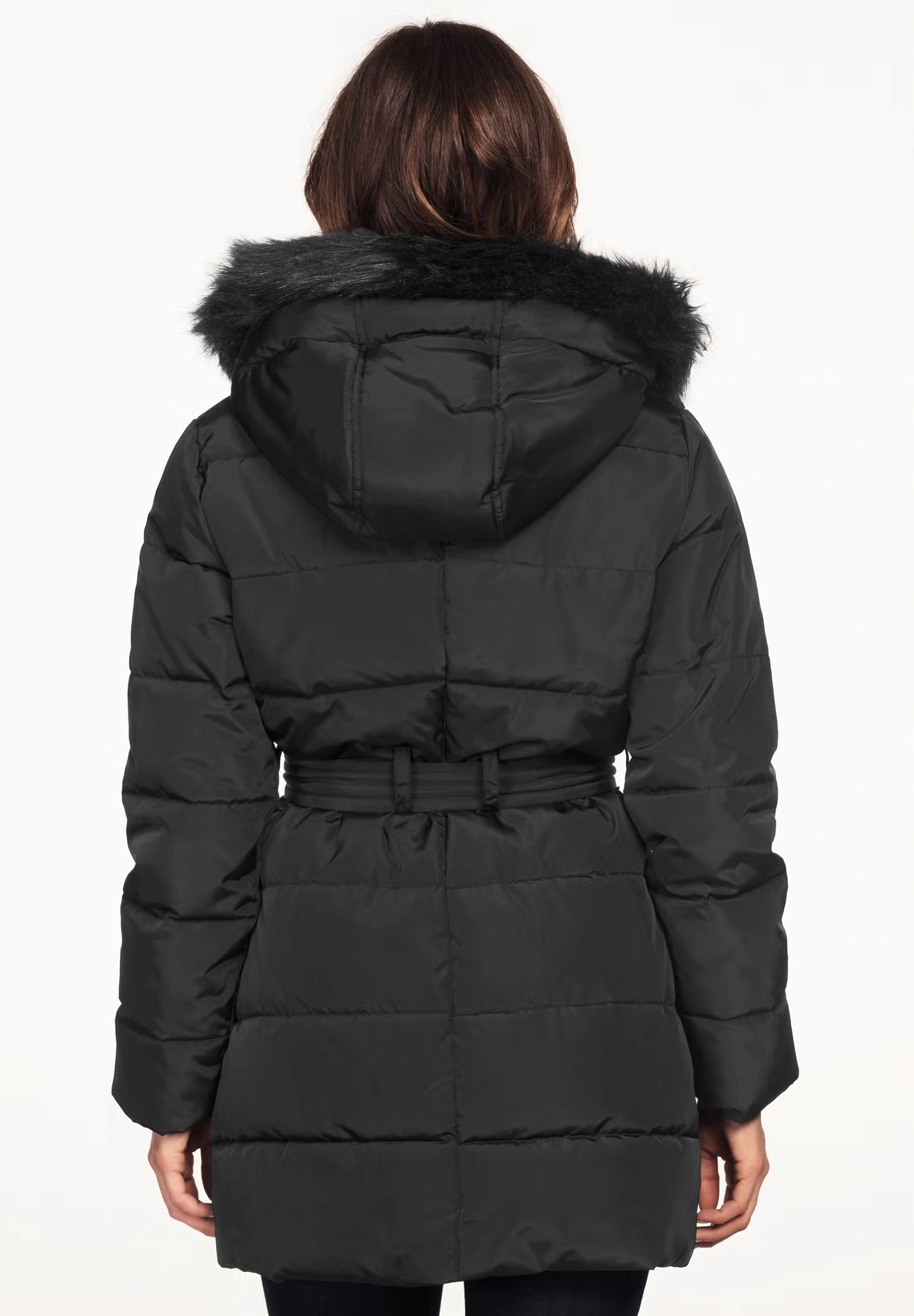 Belted Puffer Coat