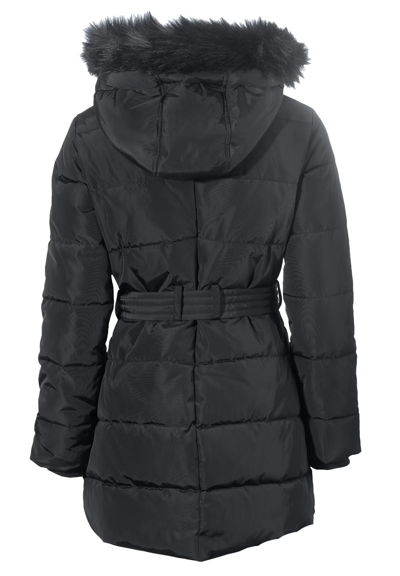 Belted Puffer Coat