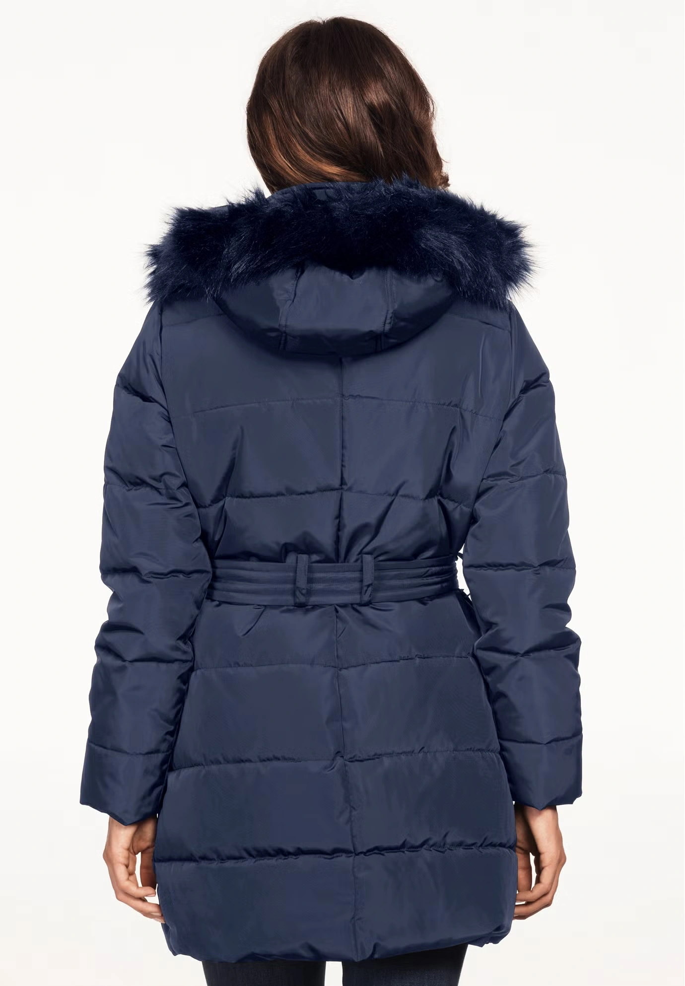 Belted Puffer Coat