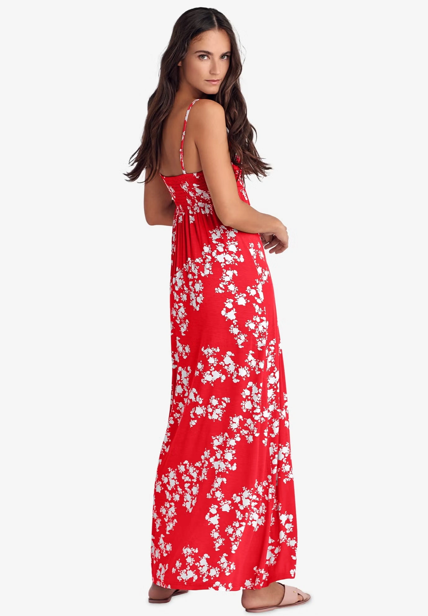 Knit Surplice Maxi Dress