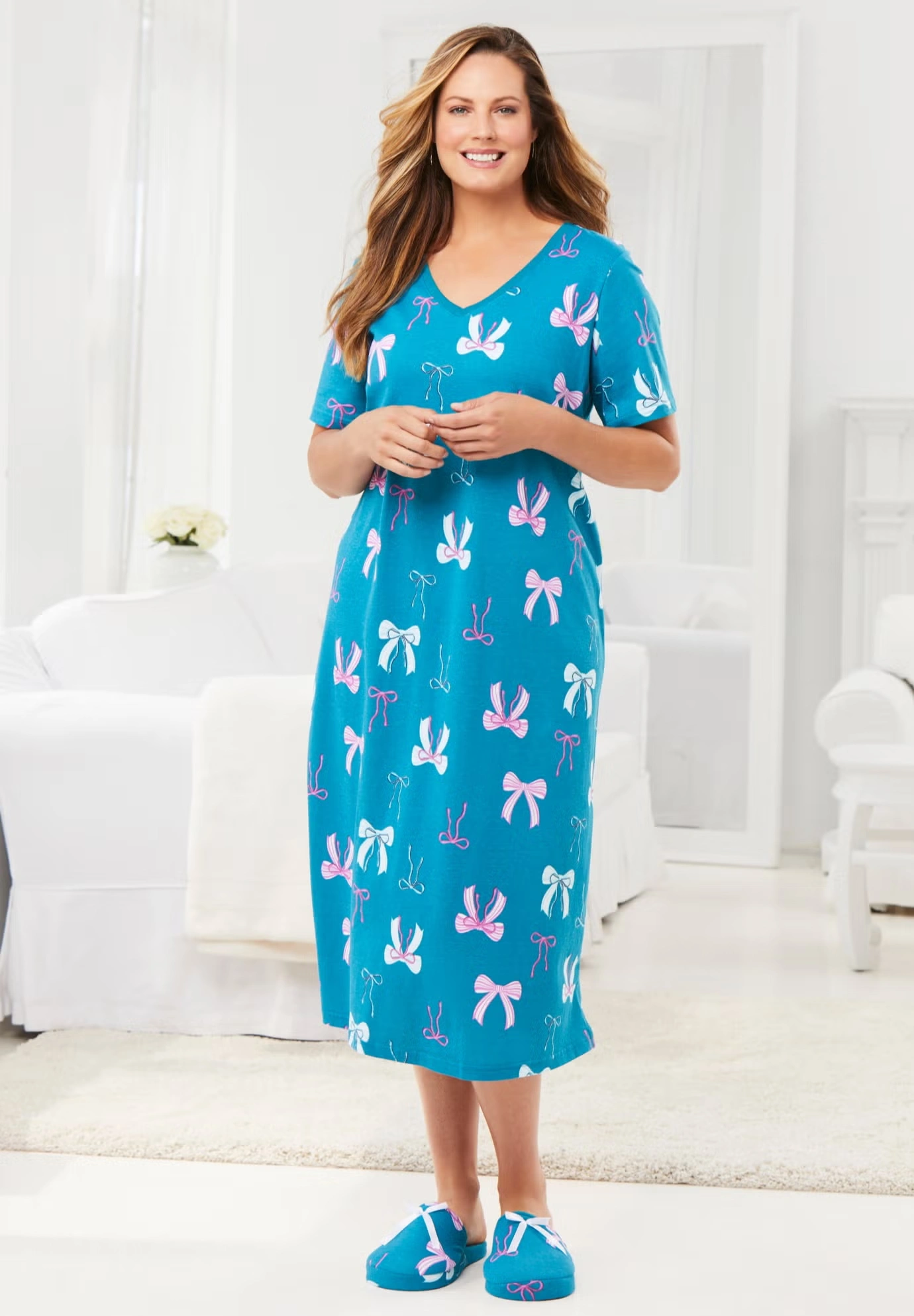 Long Print Sleepshirt