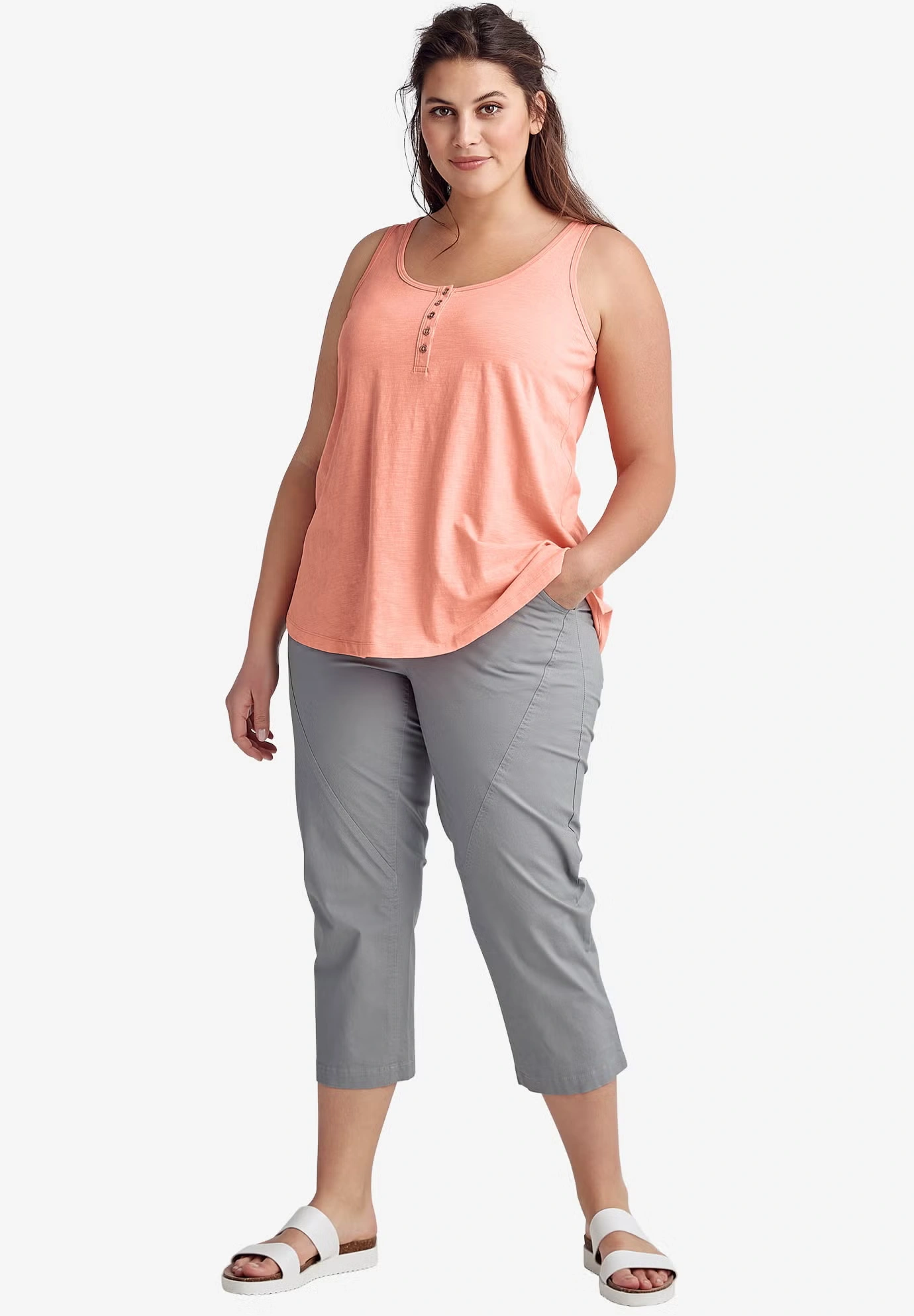 Knit Henley Tank 4 Knit Henley Tank