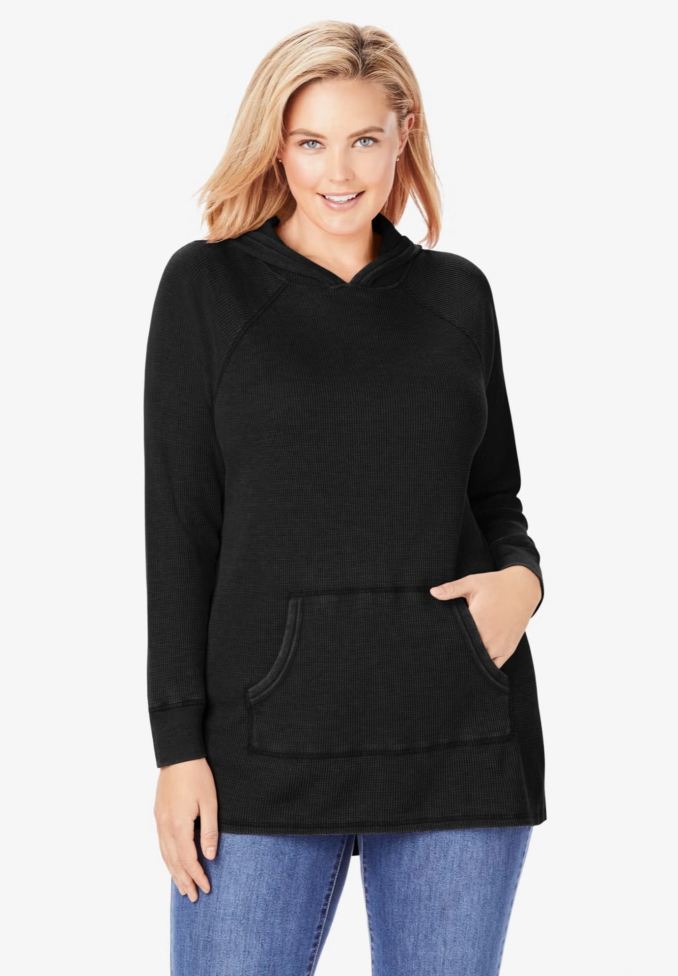 Waffle-Thermal Hoodie