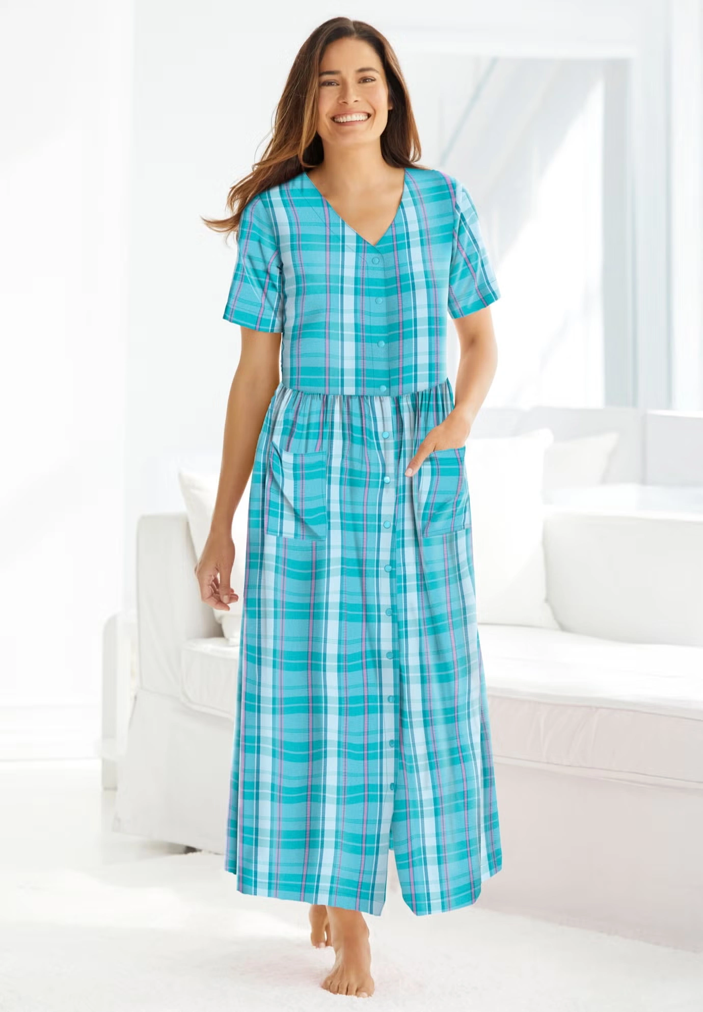 Long Seersucker Lounger 8 Long Seersucker Lounger