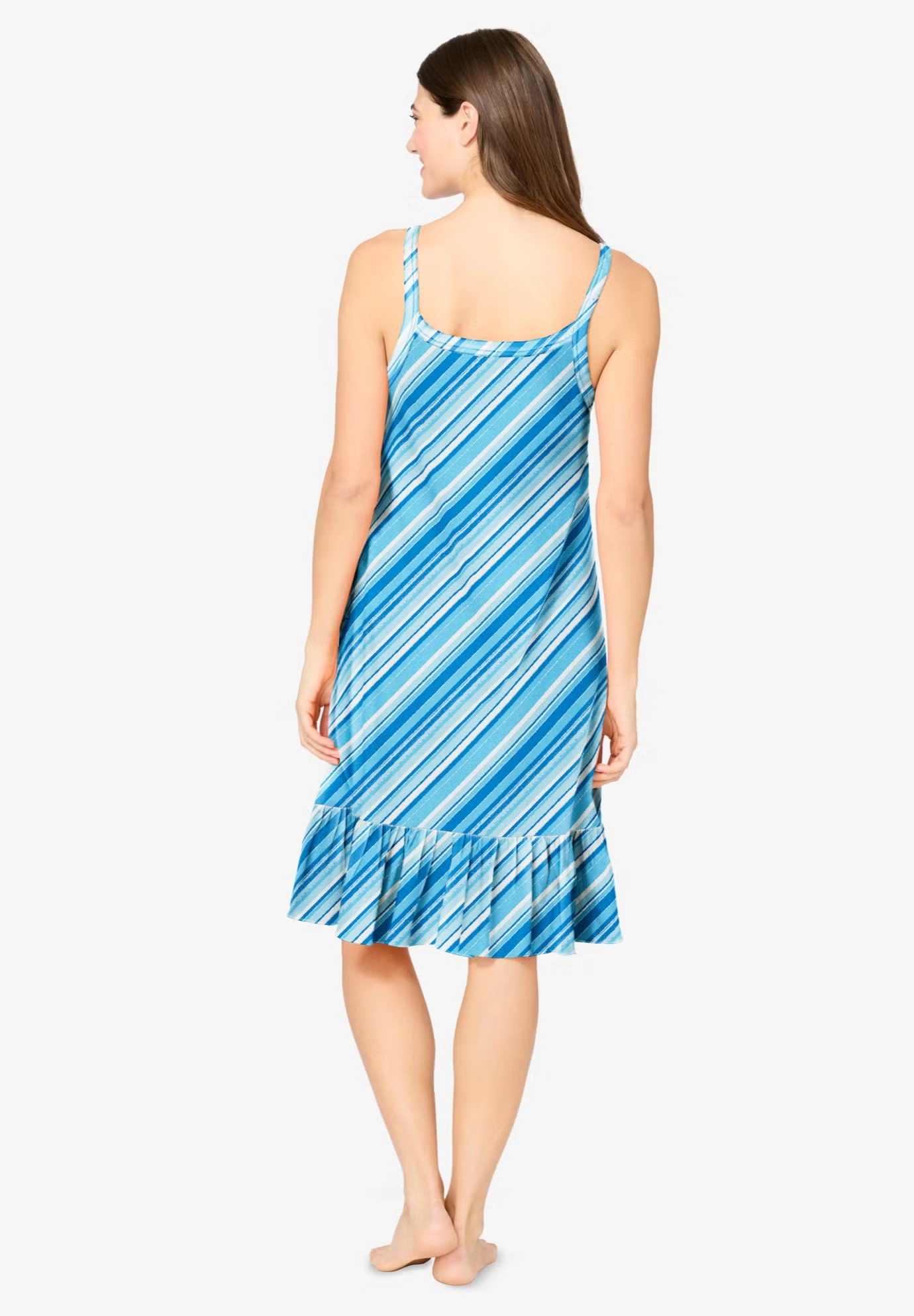 Sleeveless Knit Chemise Sleepshirt