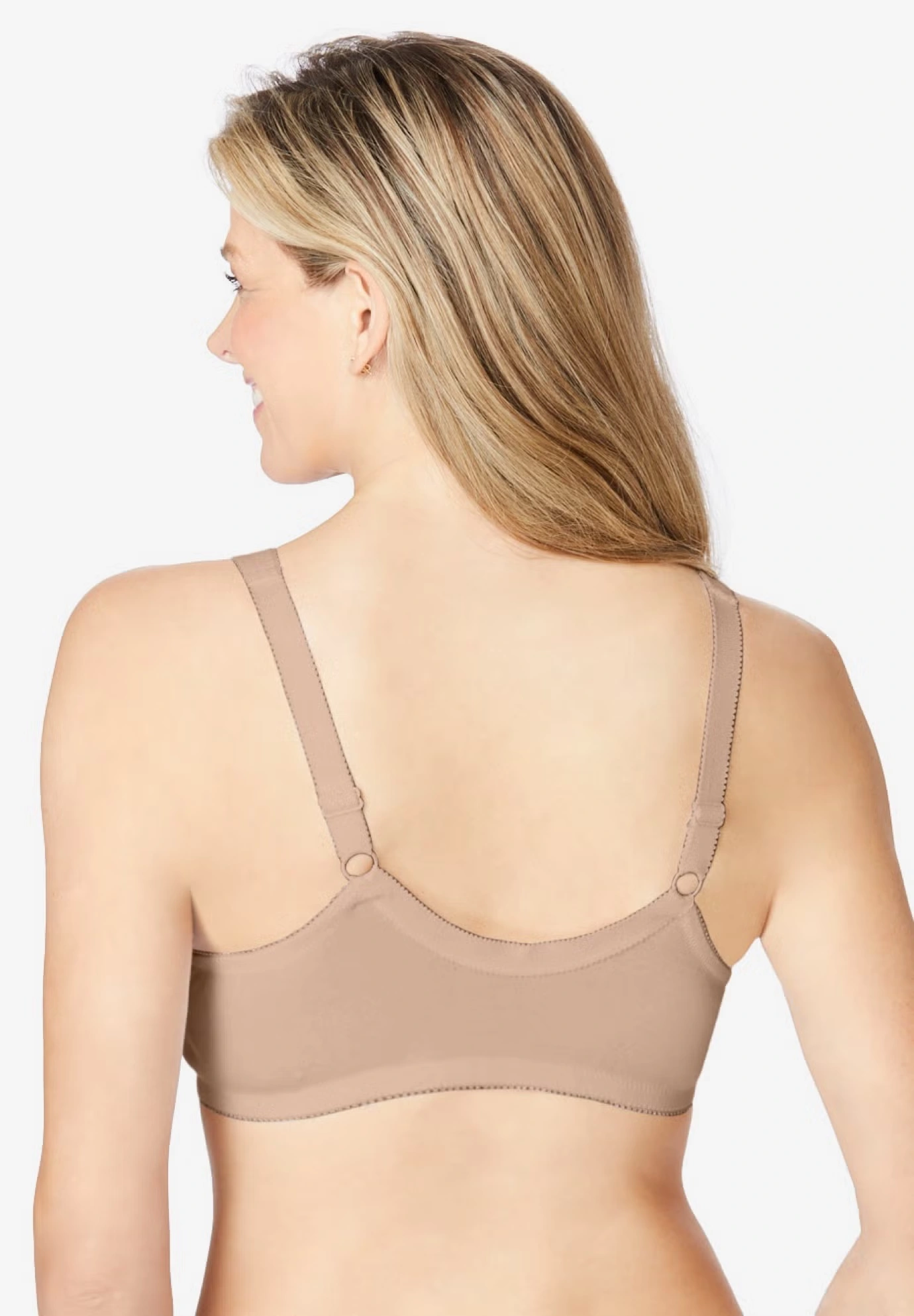 Cotton Front-Close Wireless Bra