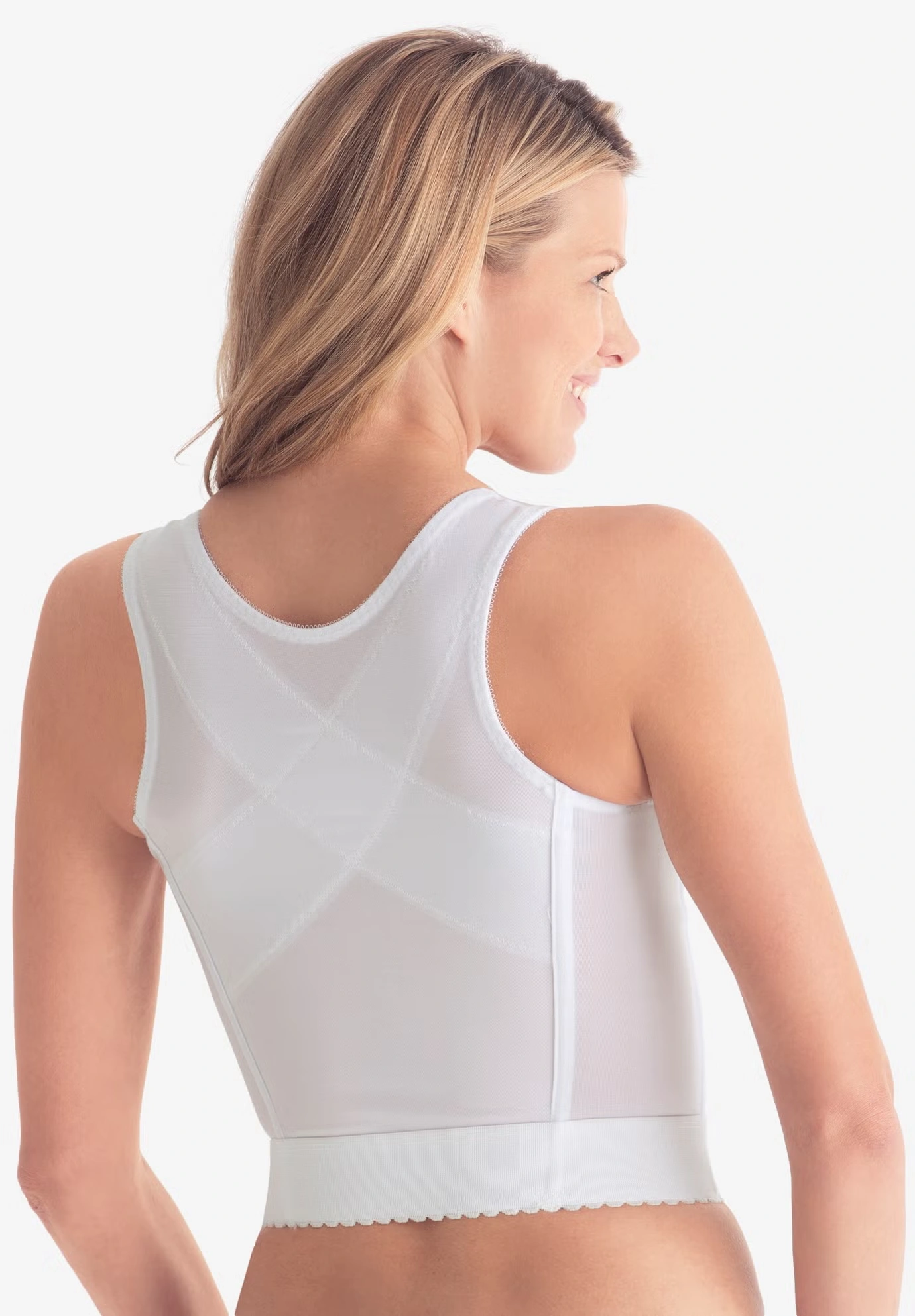 Front-Close Longline Wireless Posture Bra