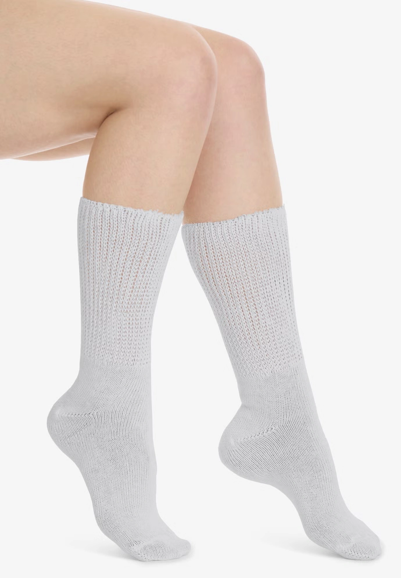 2-Pack Open Weave Extra Wide Socks