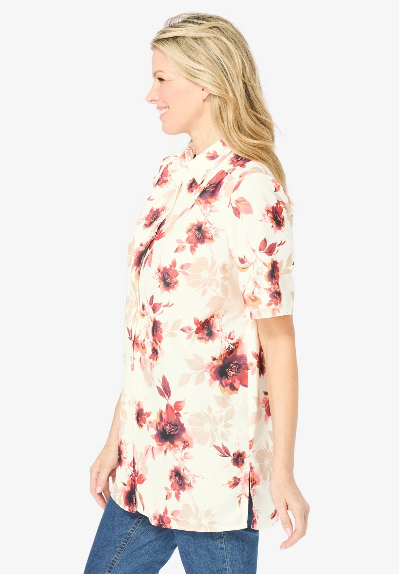 No Iron Short Sleeve Peachskin Shirt 3 No Iron Short Sleeve Peachskin Shirt