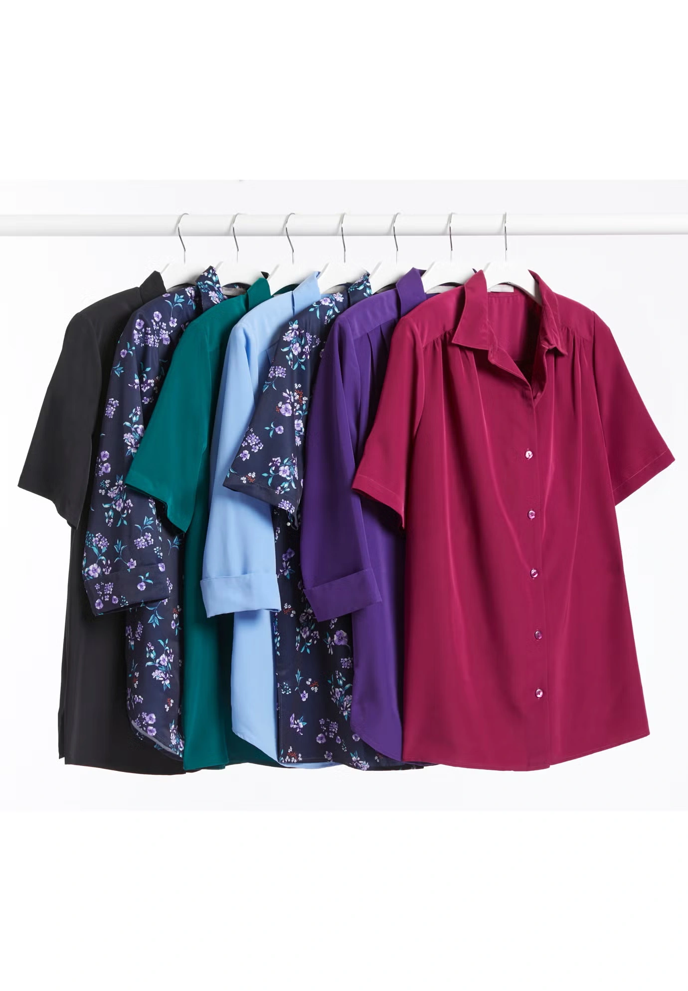 No Iron Short Sleeve Peachskin Shirt 6 No Iron Short Sleeve Peachskin Shirt