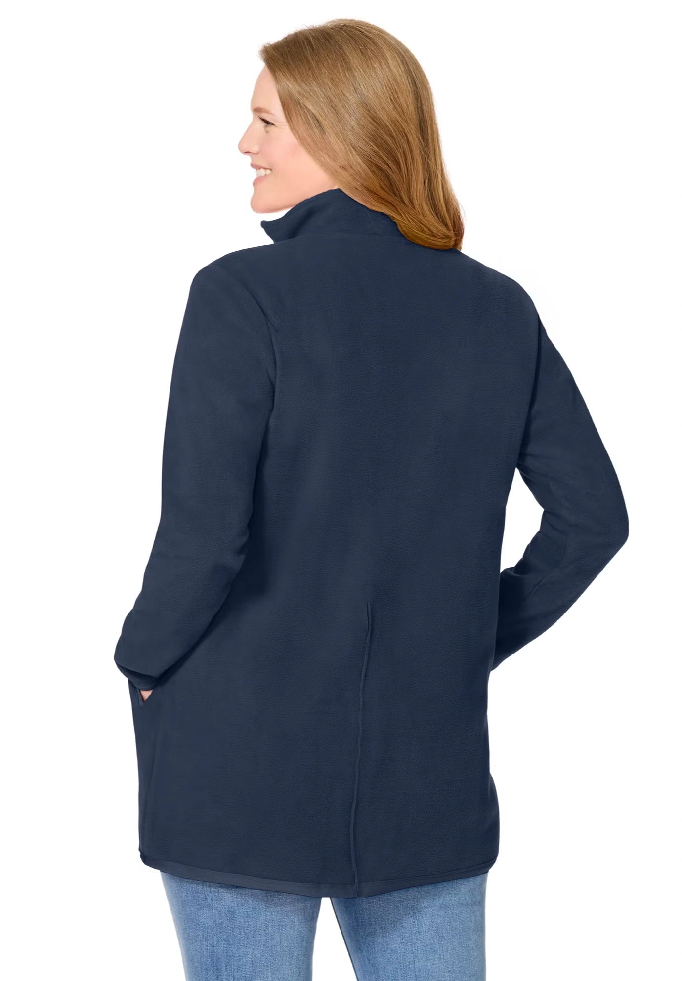 Zip-Front Microfleece Jacket