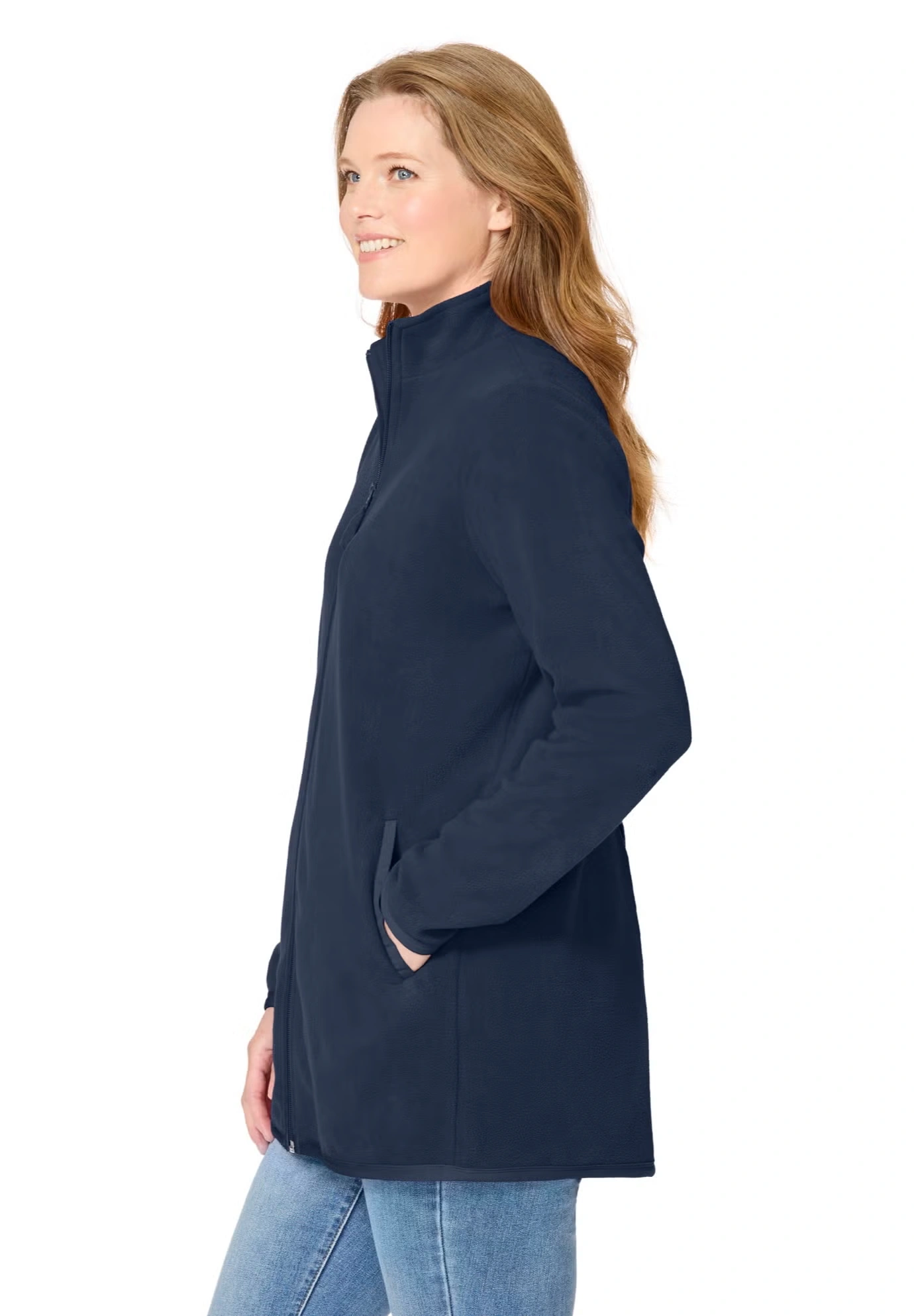 Zip-Front Microfleece Jacket 3 Zip-Front Microfleece Jacket