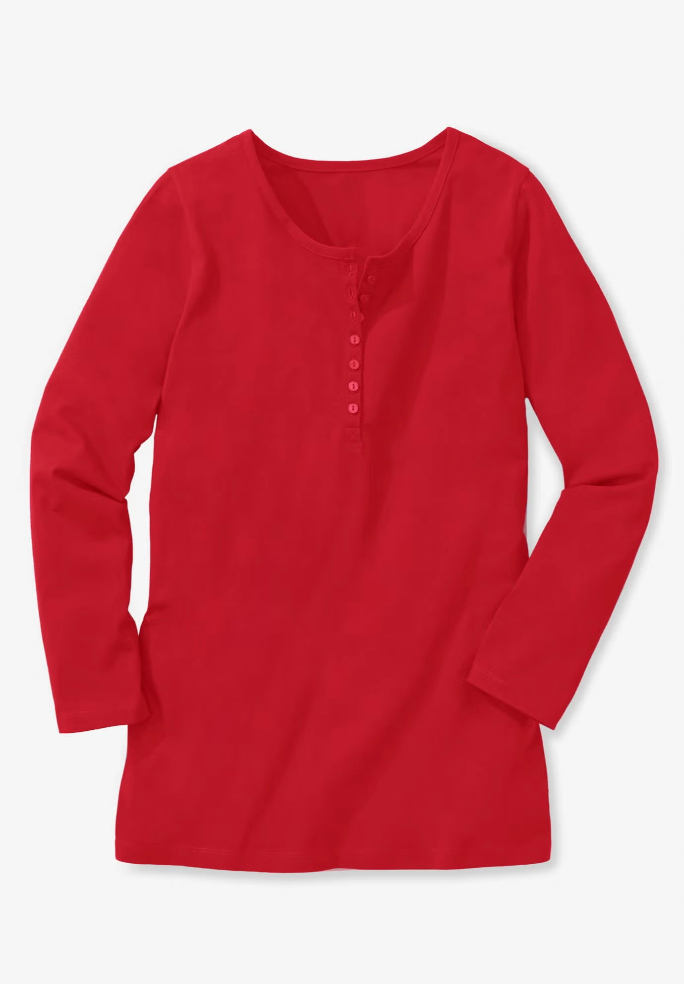 Perfect Long-Sleeve Henley Tee