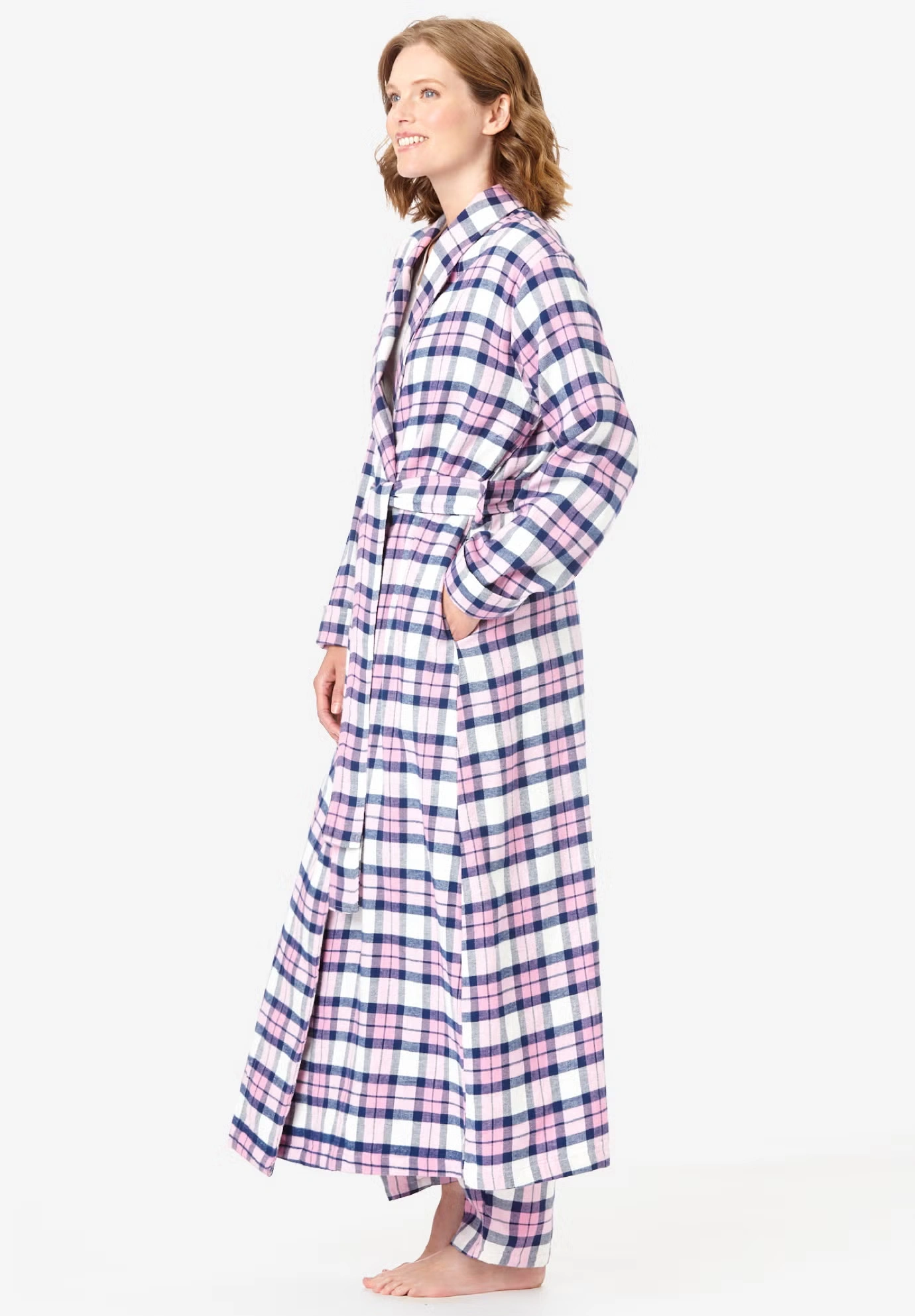Long Flannel Robe