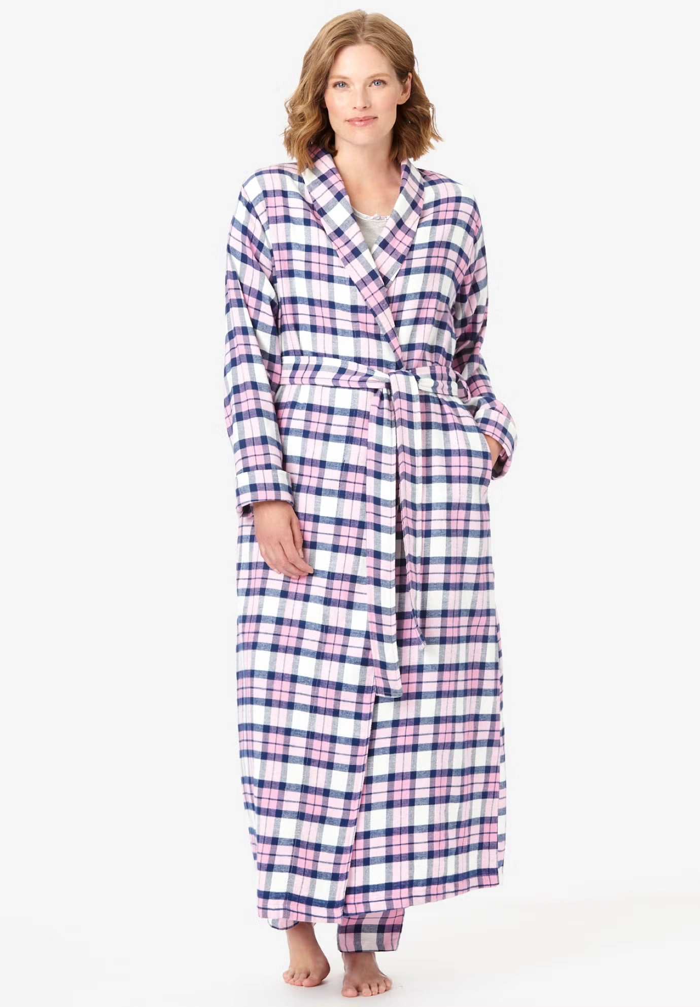 Long Flannel Robe 3 Long Flannel Robe
