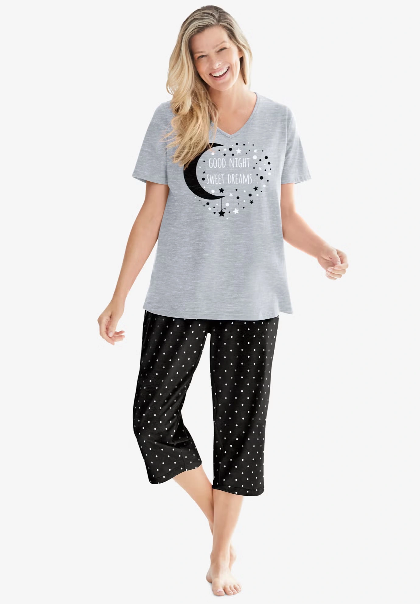 2-Piece Capri PJ Set