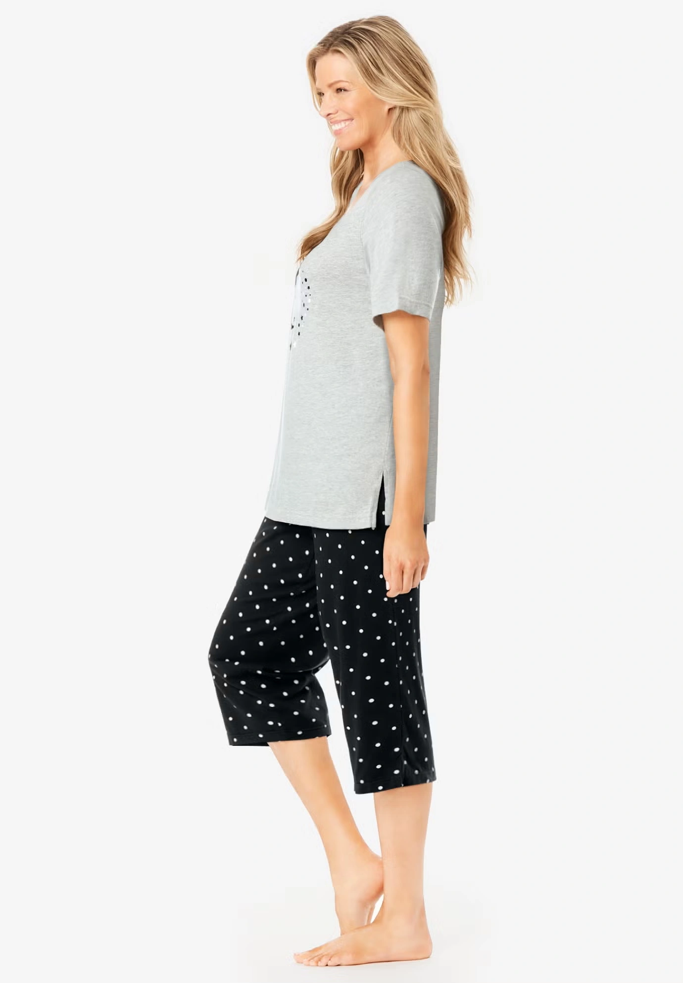 2-Piece Capri PJ Set