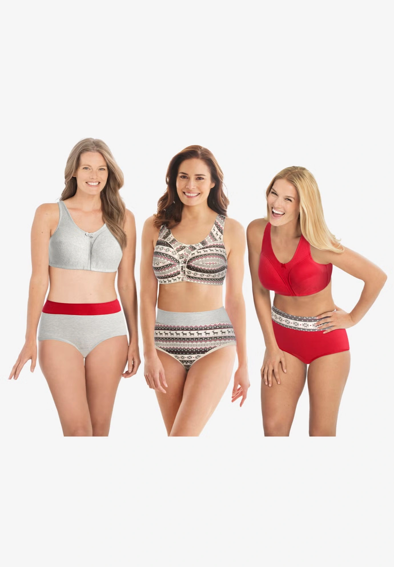 Full Coverage Stretch Cotton Color Block Brief 3-Pack 3 Full Coverage Stretch Cotton Color Block Brief 3-Pack