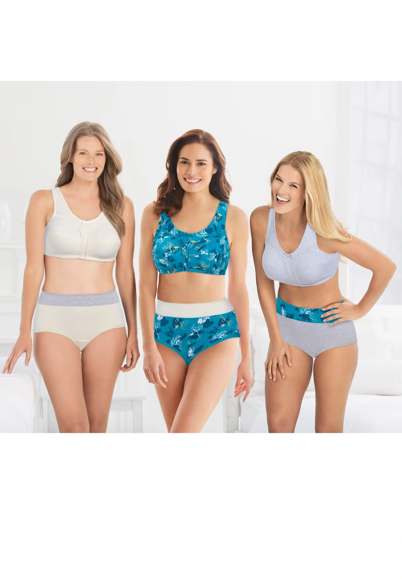 Full Coverage Stretch Cotton Color Block Brief 3-Pack 7 Full Coverage Stretch Cotton Color Block Brief 3-Pack