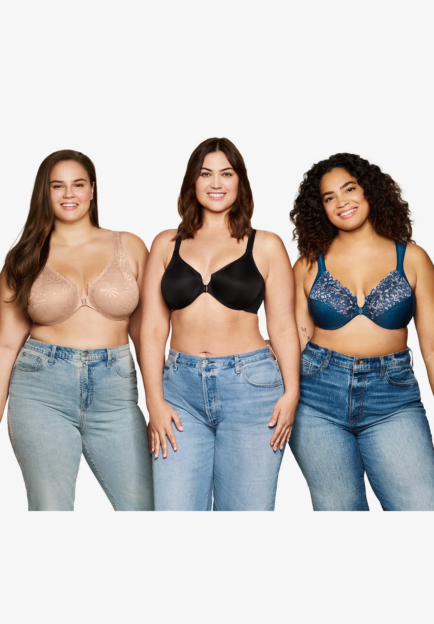 Glamorise® Wonderwire® Stretch Lace Front-Close Underwire Bra 6 Glamorise® Wonderwire® Stretch Lace Front-Close Underwire Bra