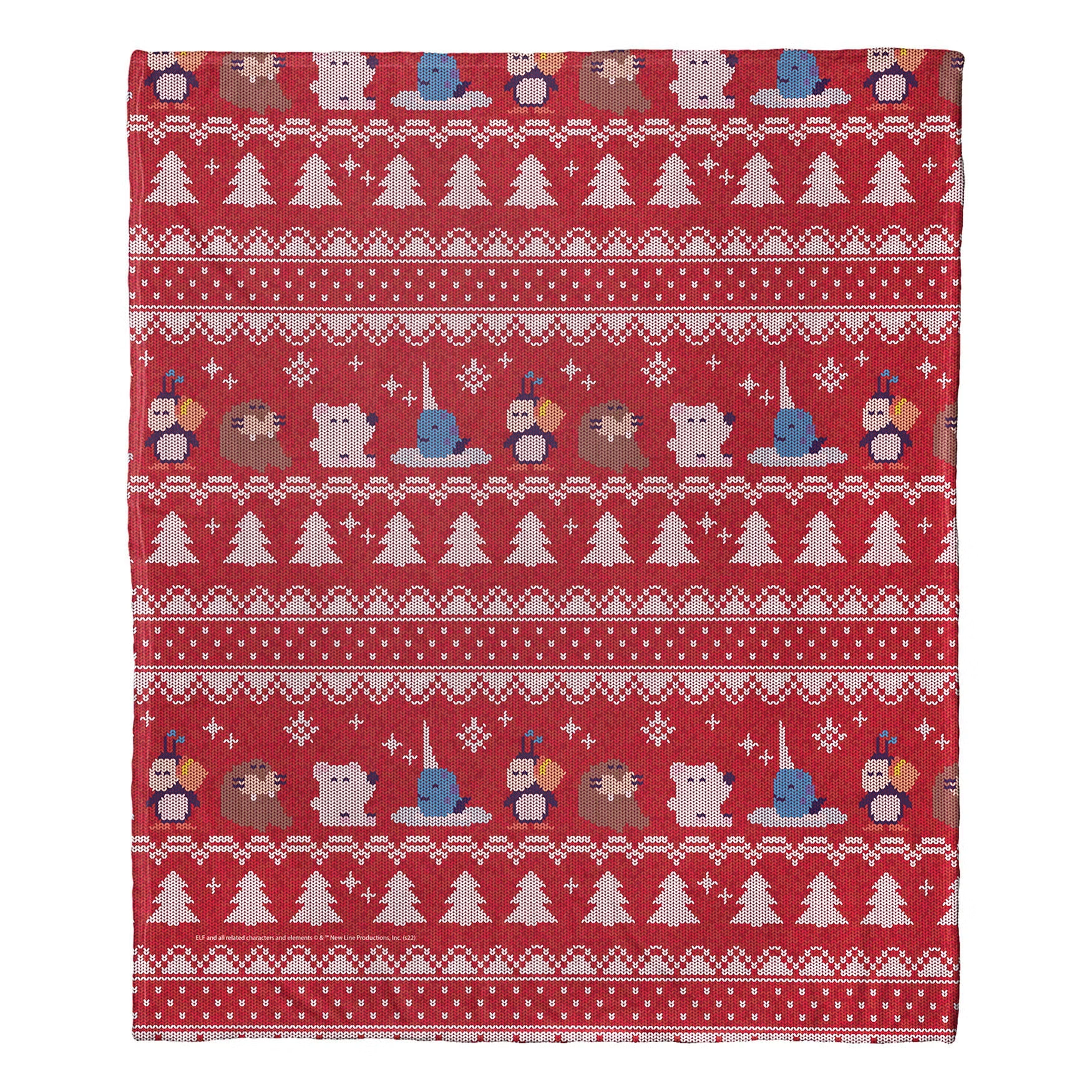 Wb Elf Cozy Arctic Friends Silk Touch Throw Blanket