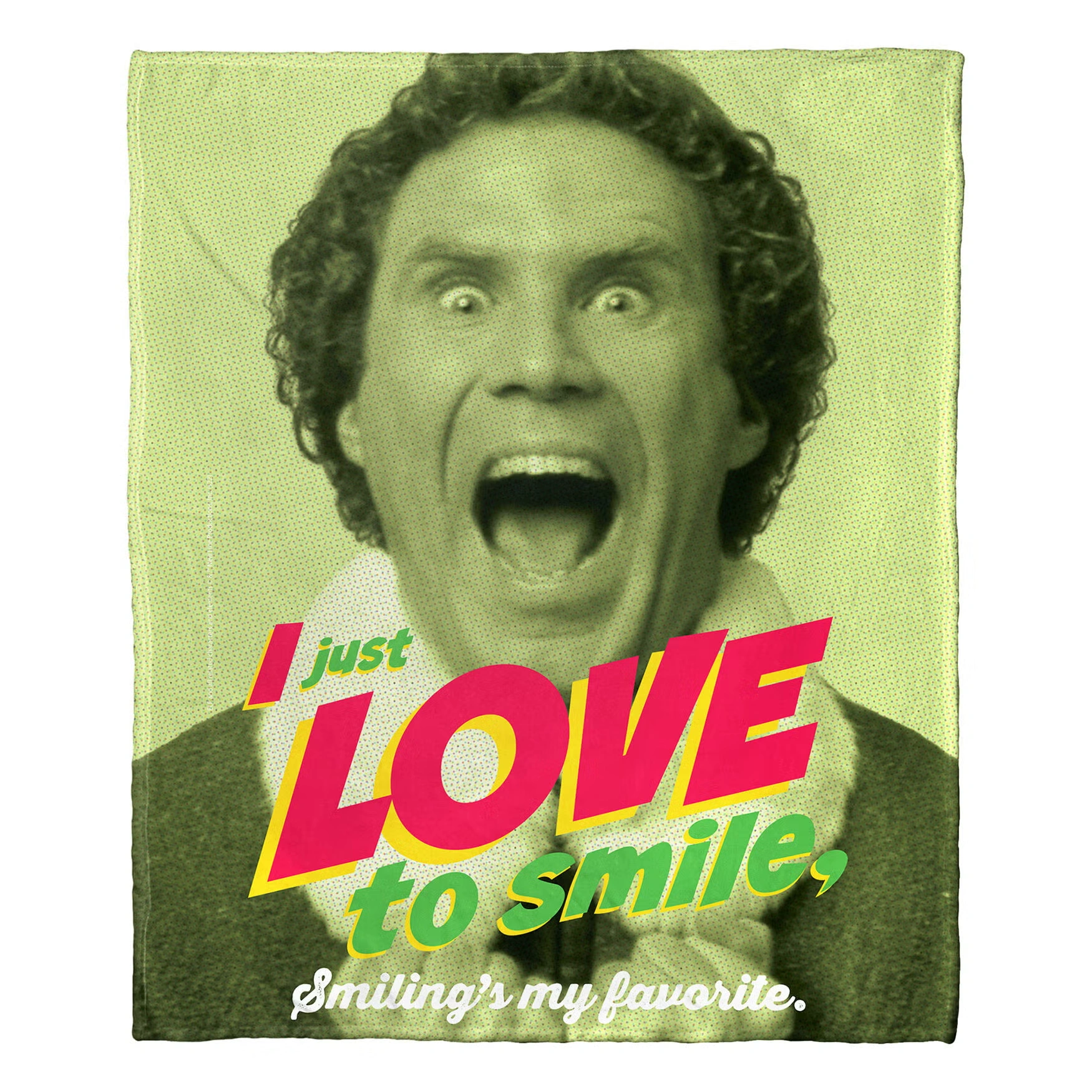 Wb Elf Love To Smile Silk Touch Throw Blanket