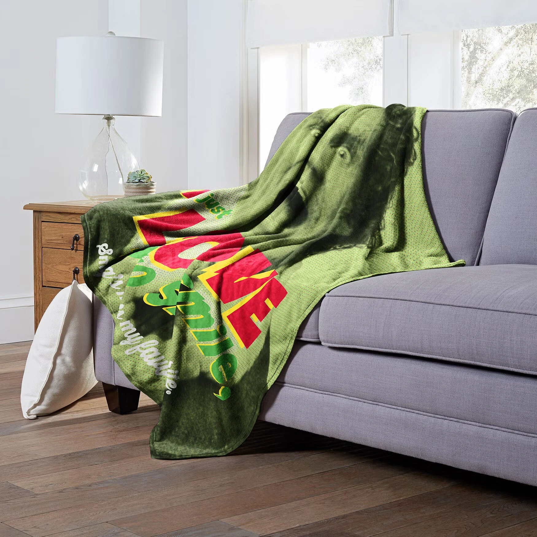 Wb Elf Love To Smile Silk Touch Throw Blanket