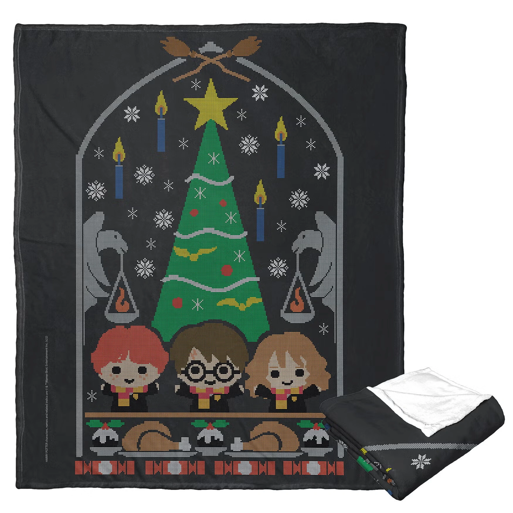 Wb Harry Potter Celebrating Together Silk Touch Throw