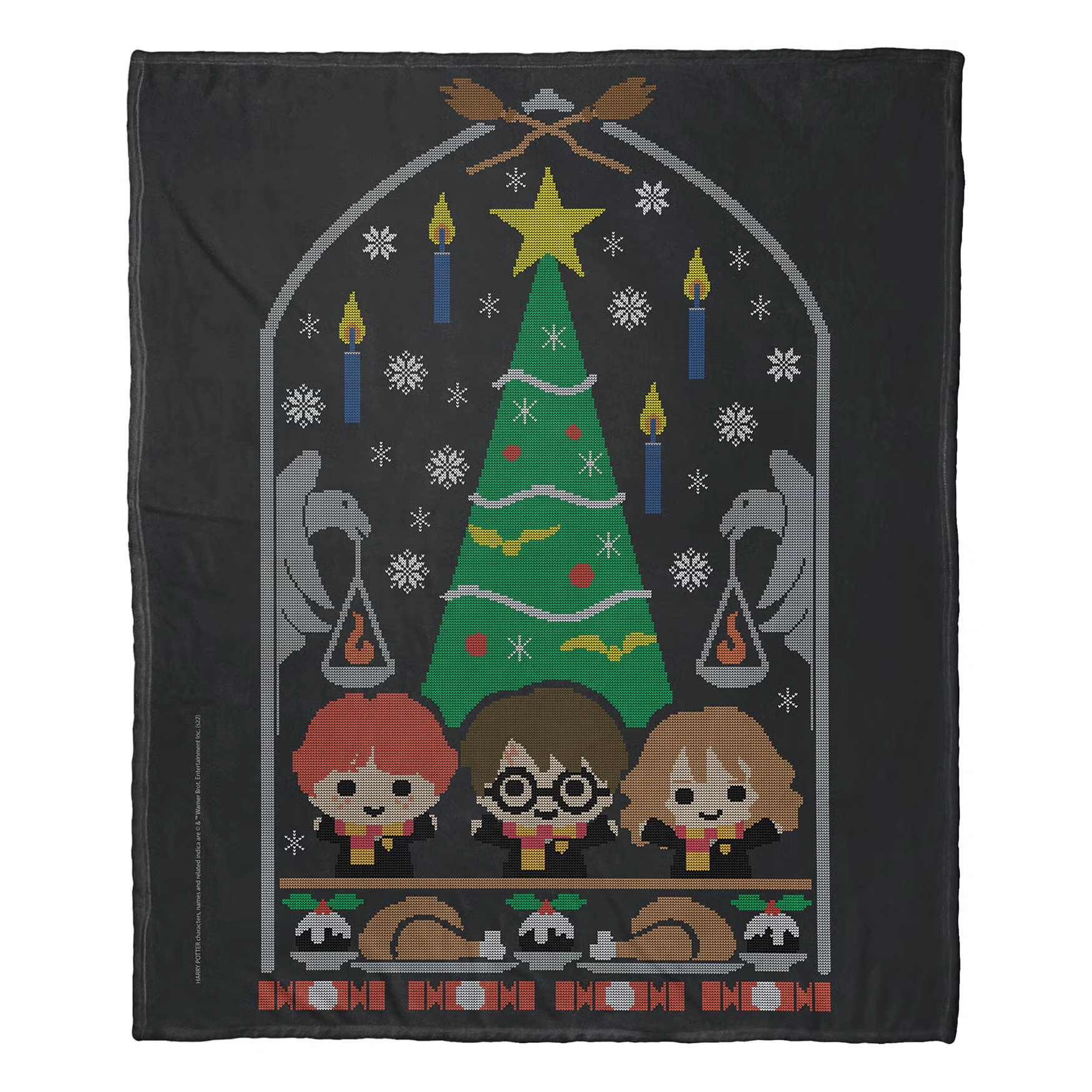 Wb Harry Potter Celebrating Together Silk Touch Throw