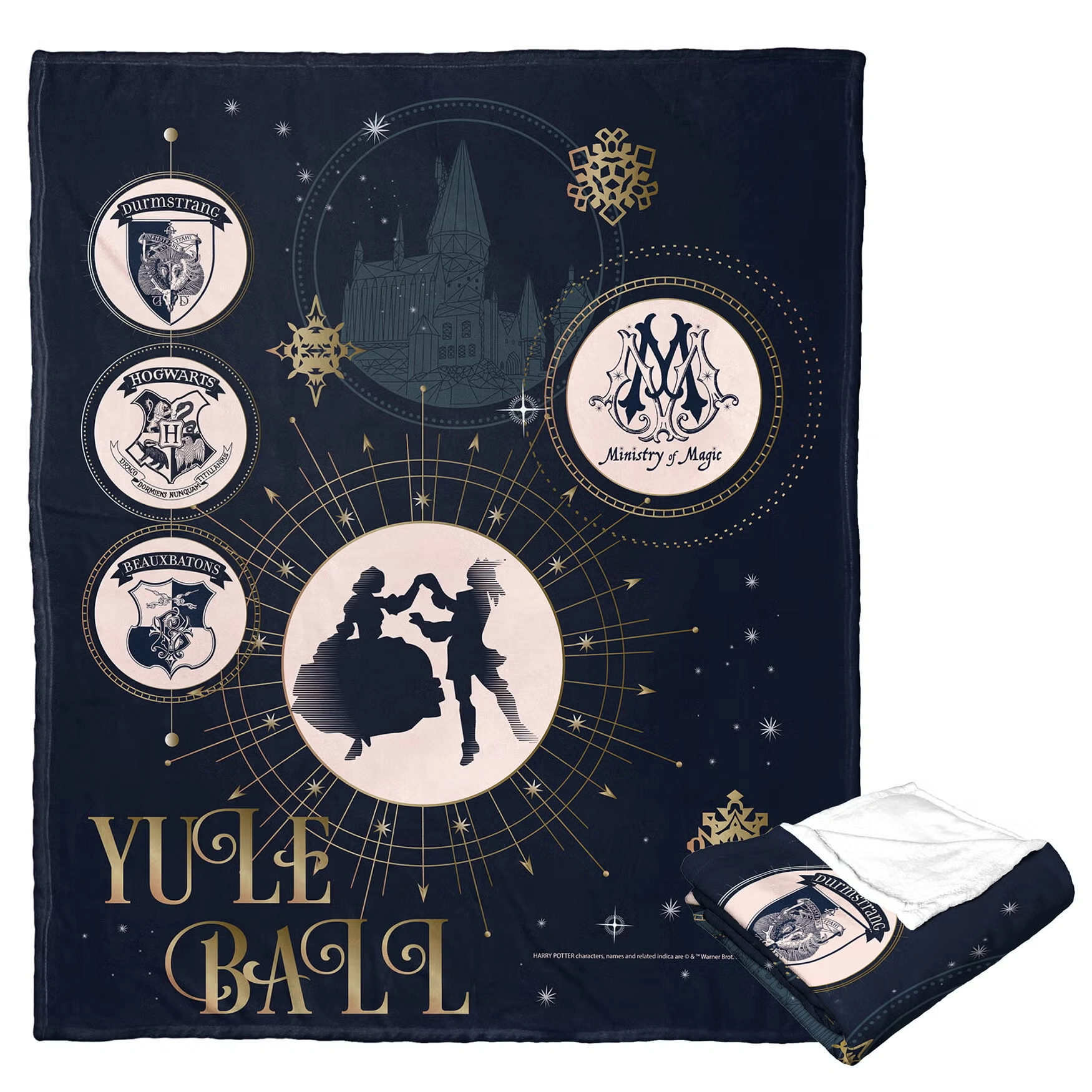Wb Harry Potter Yule Ball Silk Touch Throw