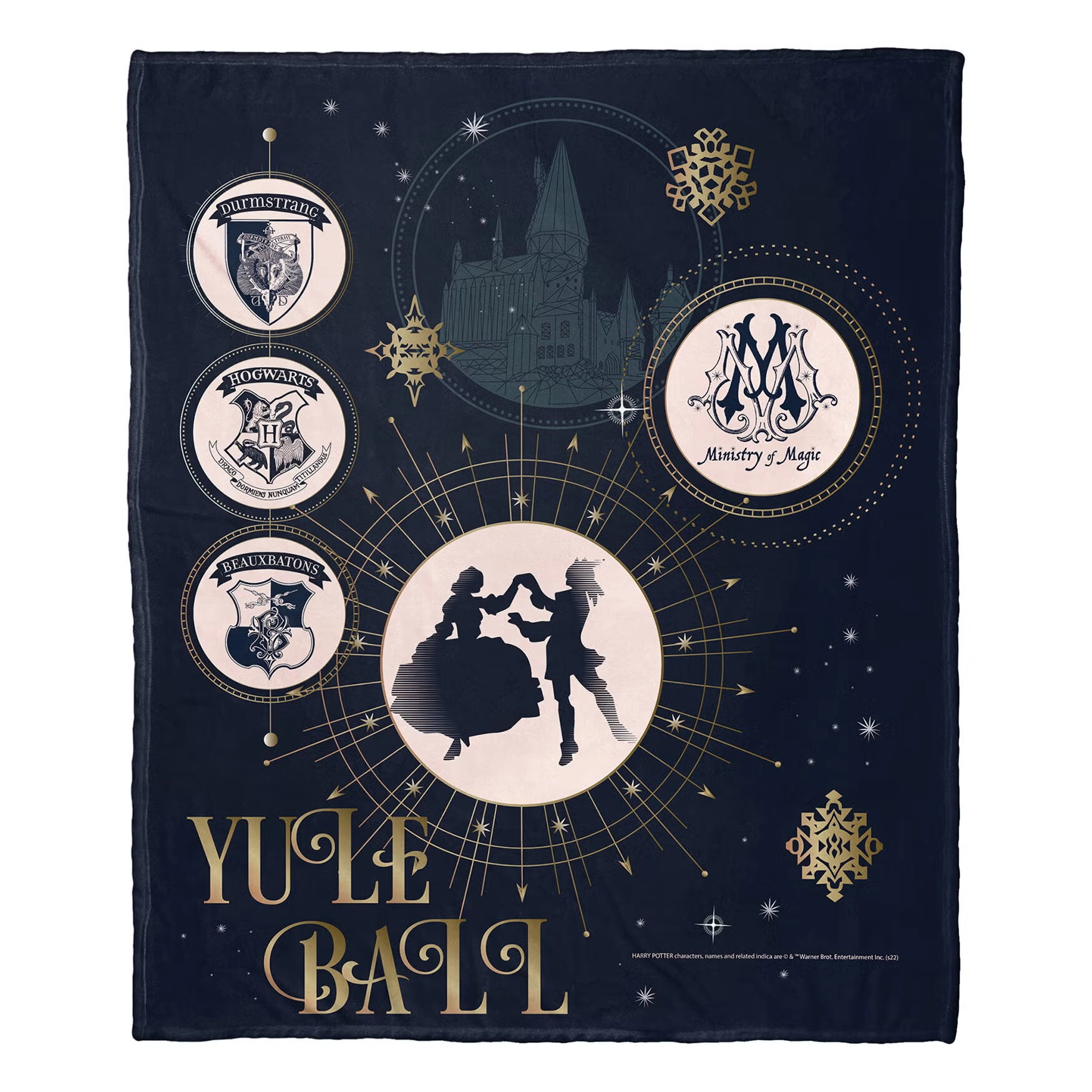 Wb Harry Potter Yule Ball Silk Touch Throw