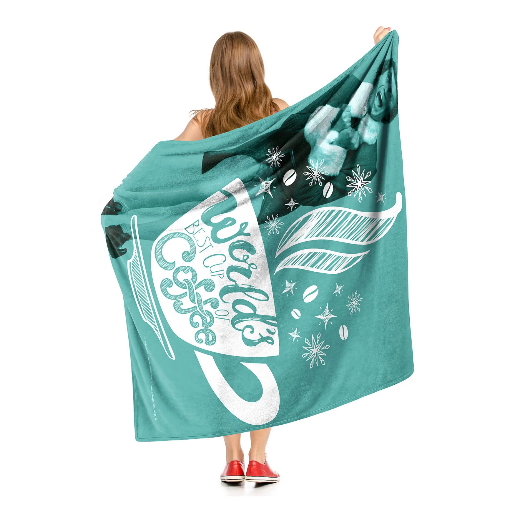 Wb Elf Best Coffee Silk Touch Throw Blanket