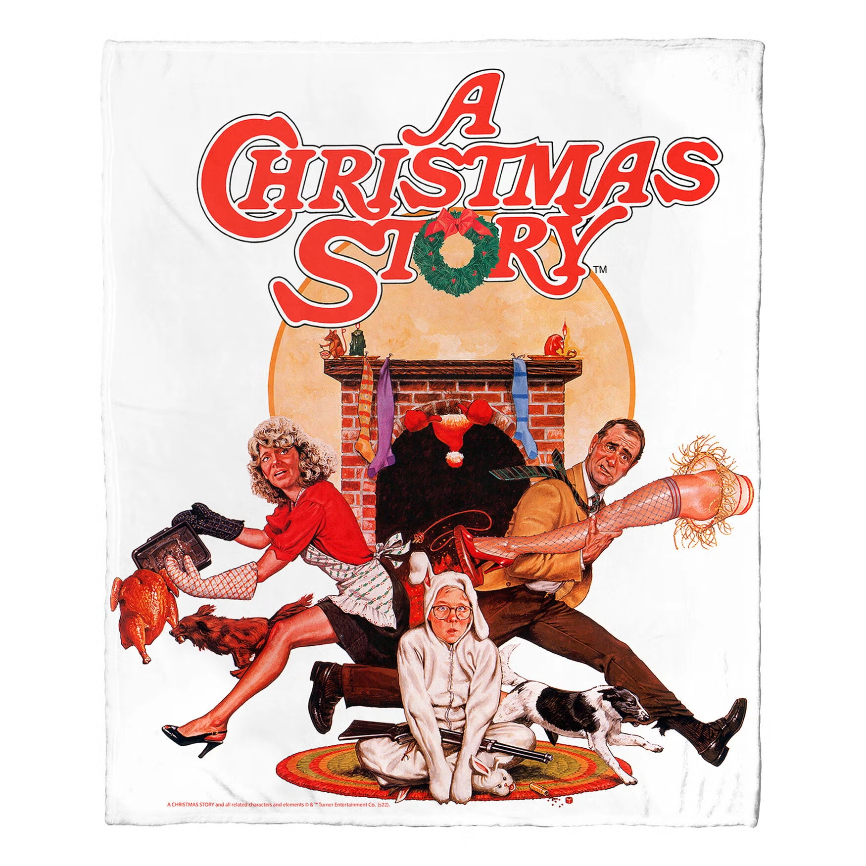 Wb A Christmas Story Christmas Story Poster Silk Touch Throw
