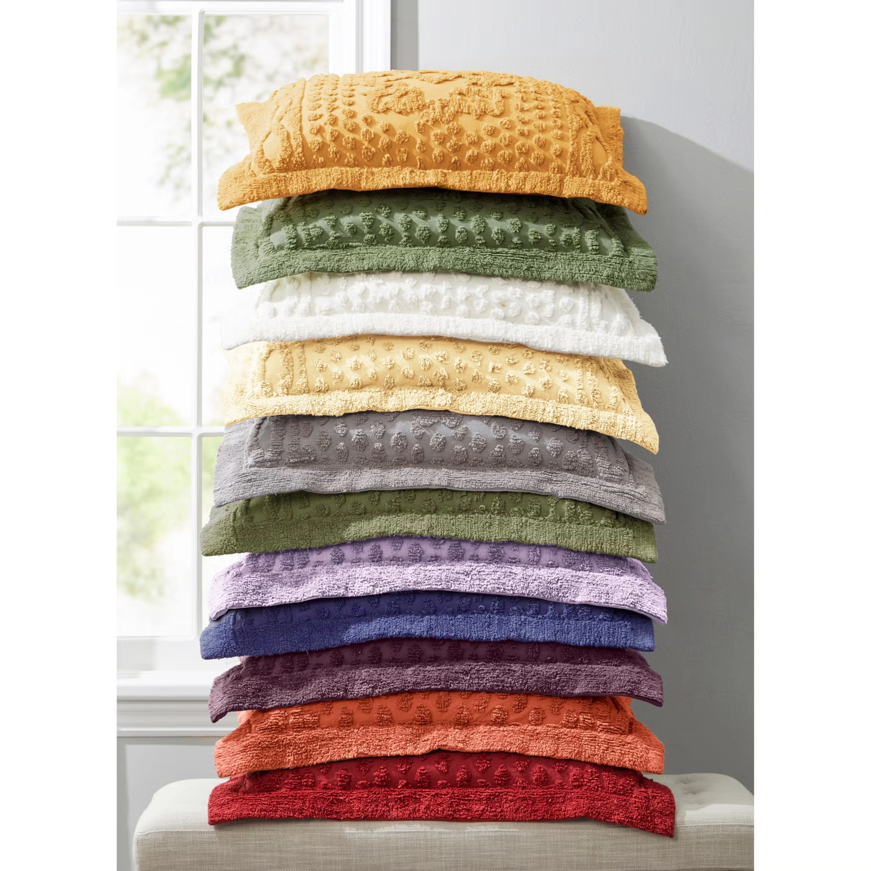 100% Cotton Georgia Chenille Bedspread