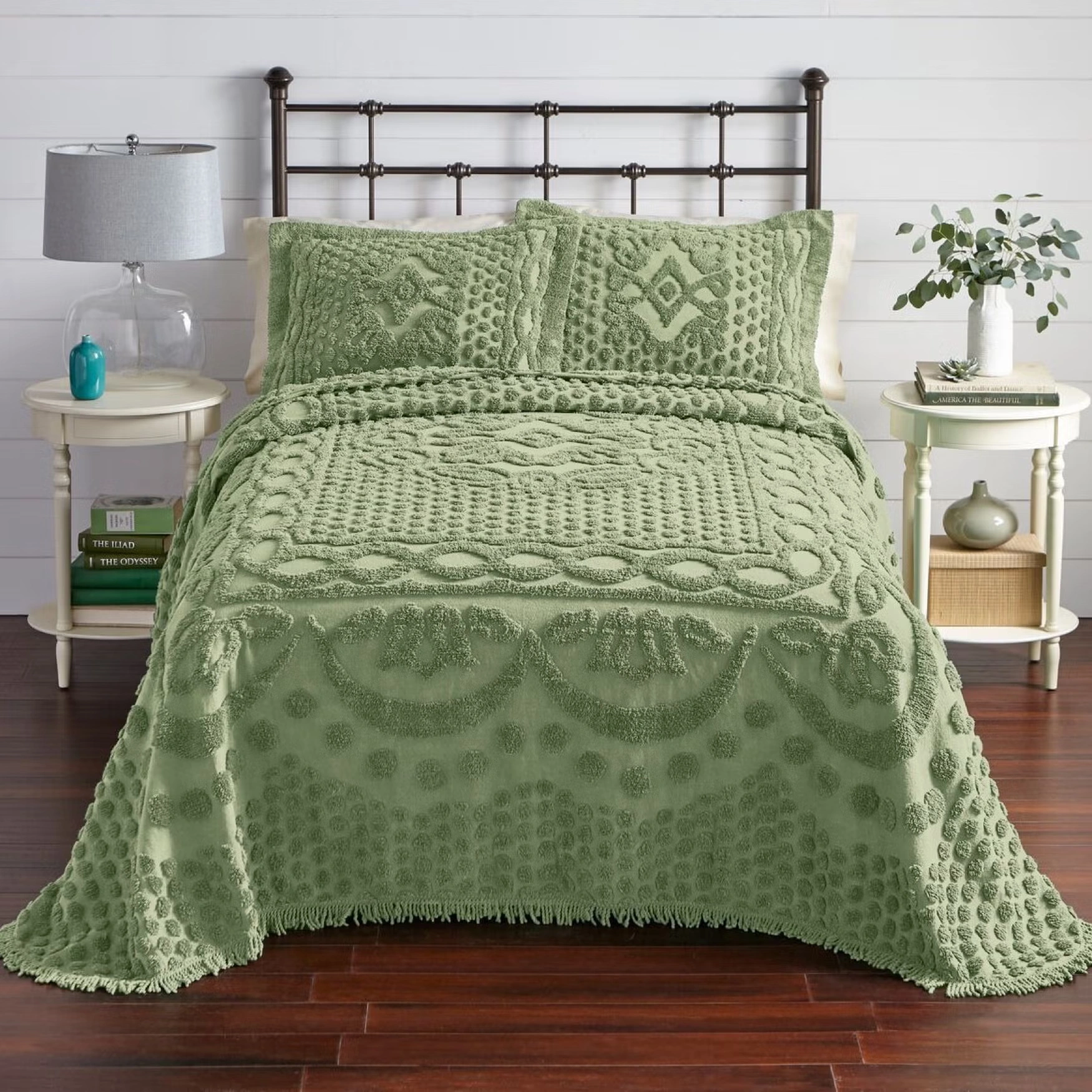 100% Cotton Georgia Chenille Bedspread